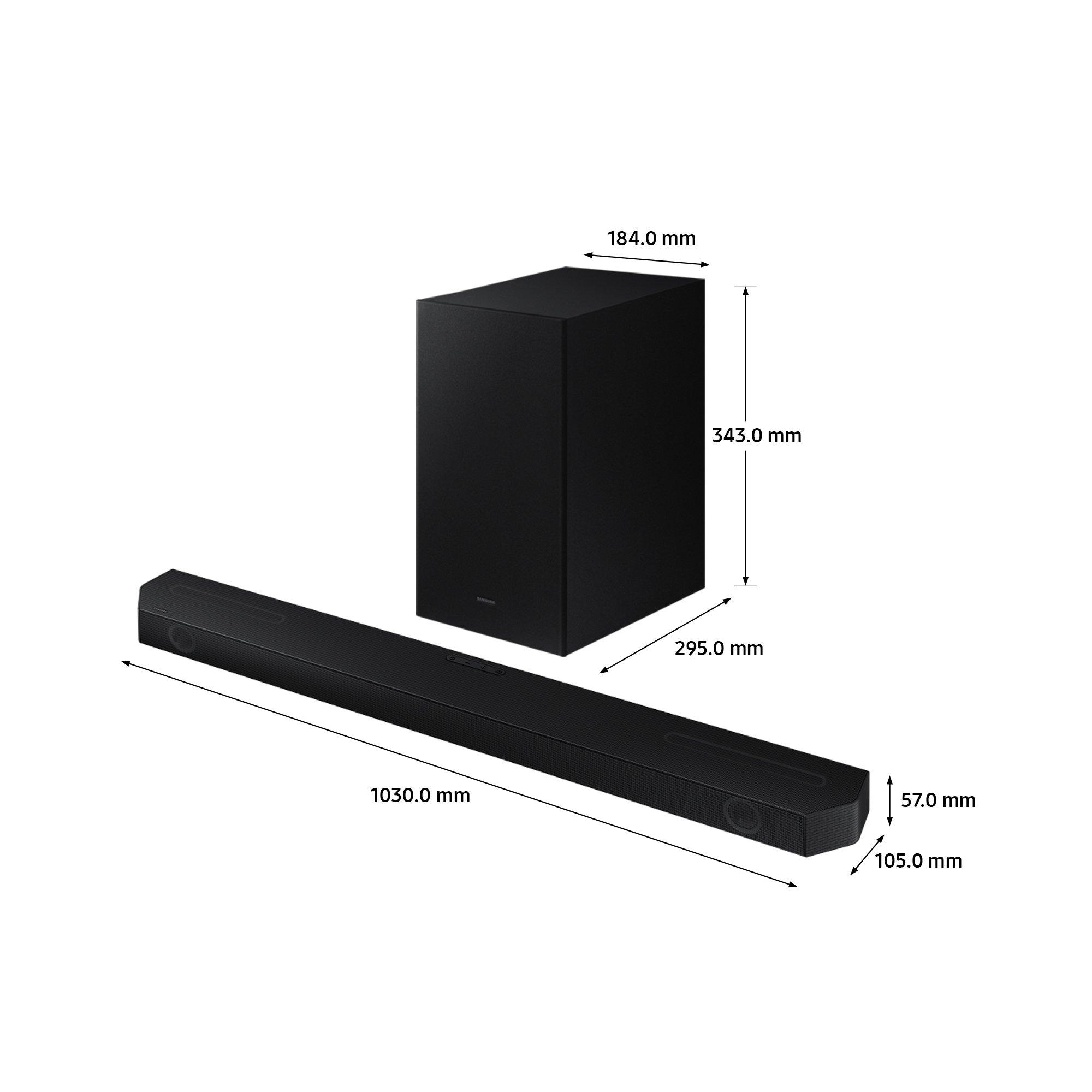 Samsung HW_Q600BXU 3.1.2ch Soundbar & Subwoofer - Black thumbnail image