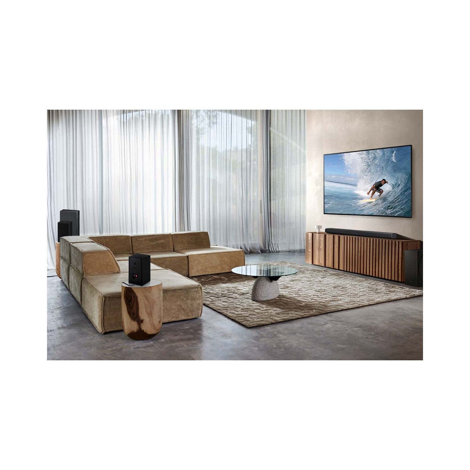 Samsung HW_Q800AXU 3.1.2ch Soundbar + Subwoofer - Black thumbnail image