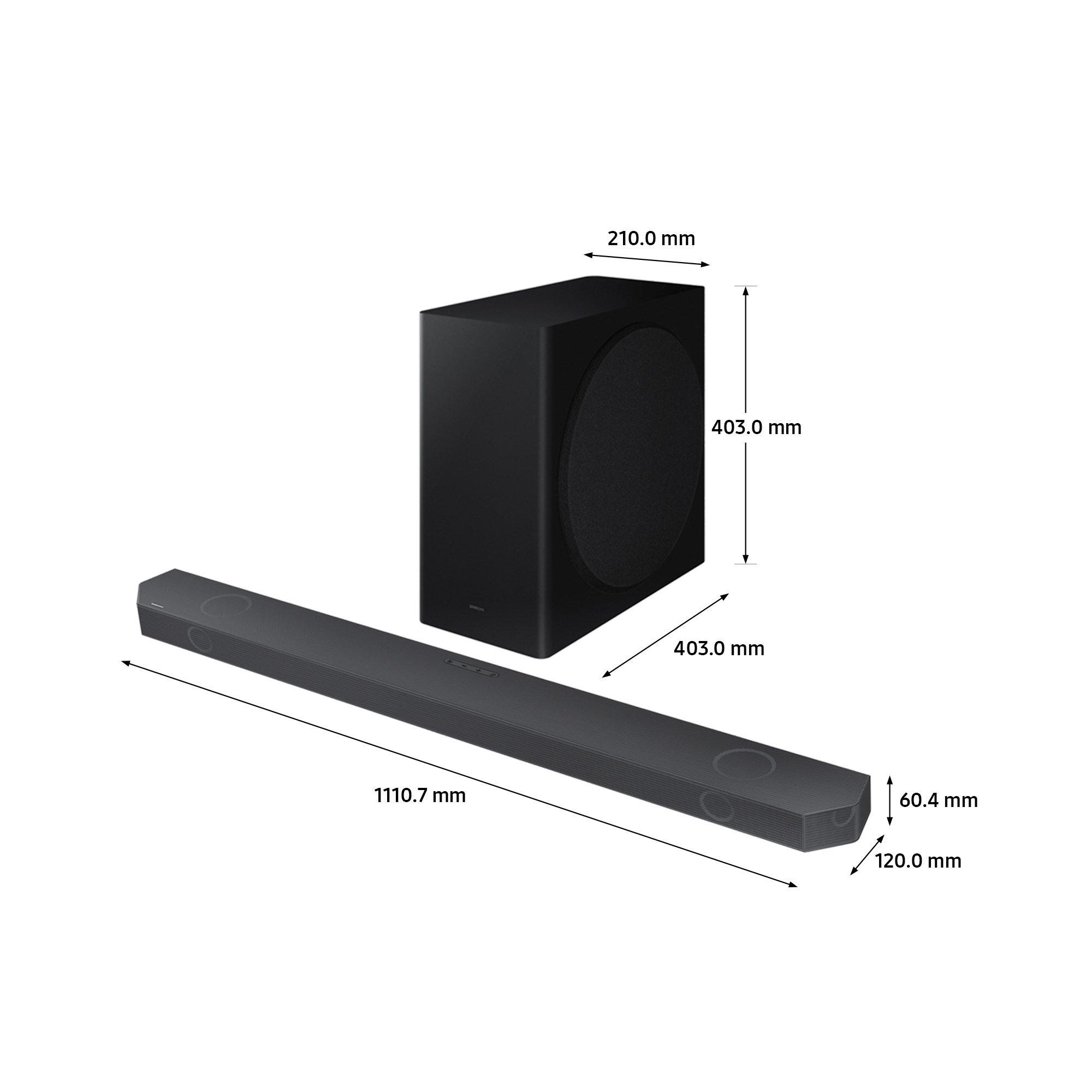Samsung HW_Q800BXU 5.1.2ch Soundbar & Subwoofer - Black thumbnail image