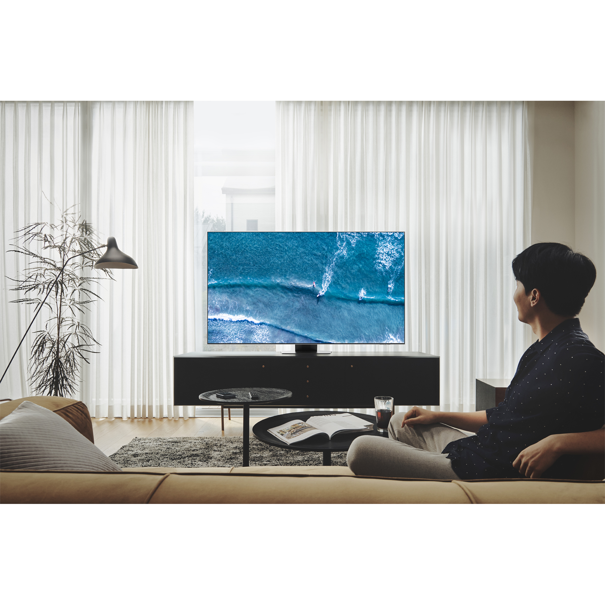 Samsung QE55QN85BATXXU 55" 4K HDR QLED Smart TV with Voice Assistants thumbnail image