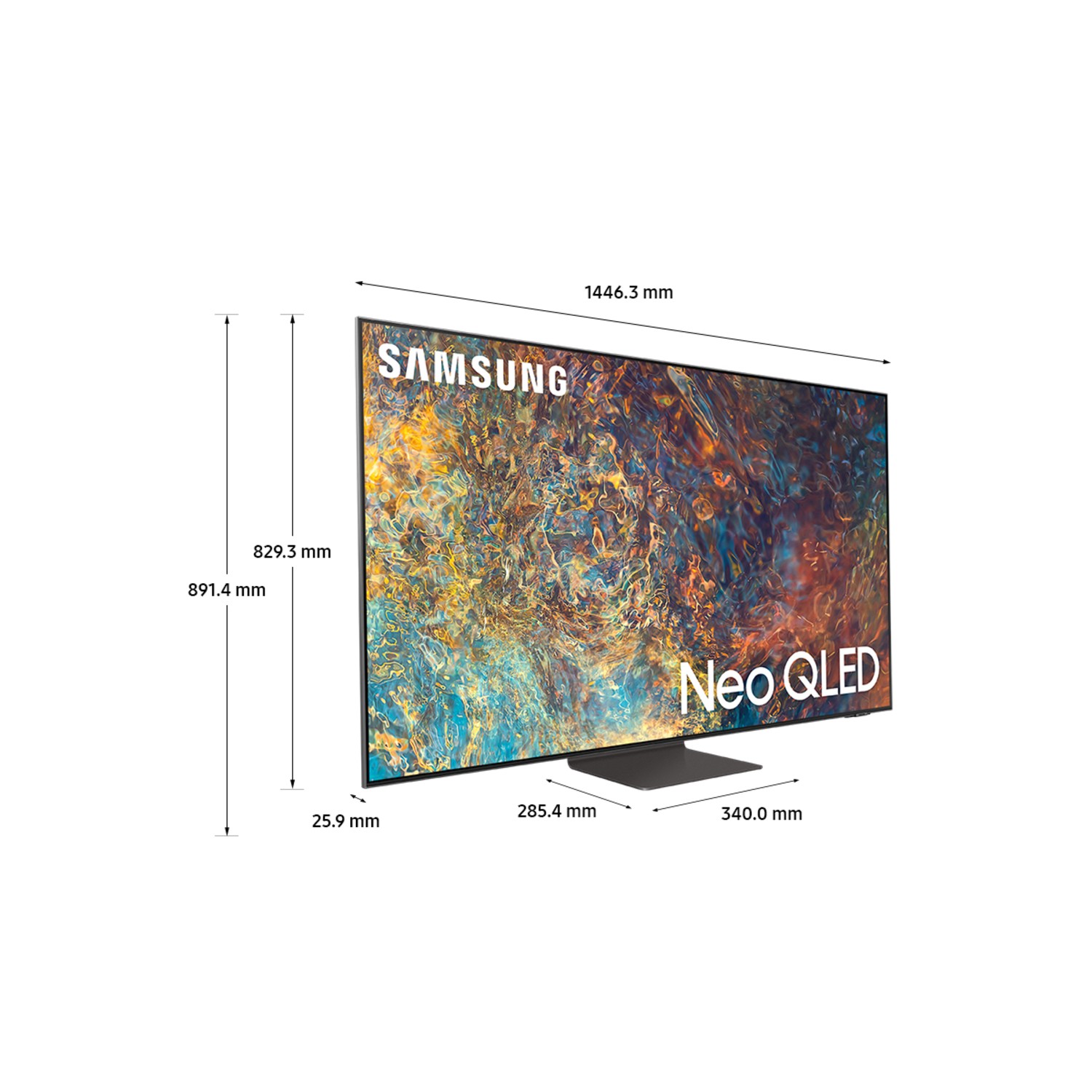 Samsung QE65QN94AATXXU 65" Neo QLED 4K Smart TV Quantum Matrix Technology Quantum HDR 2000 powered by HDR10+Ultra Viewing Angle and Anti Reflection Screen thumbnail image