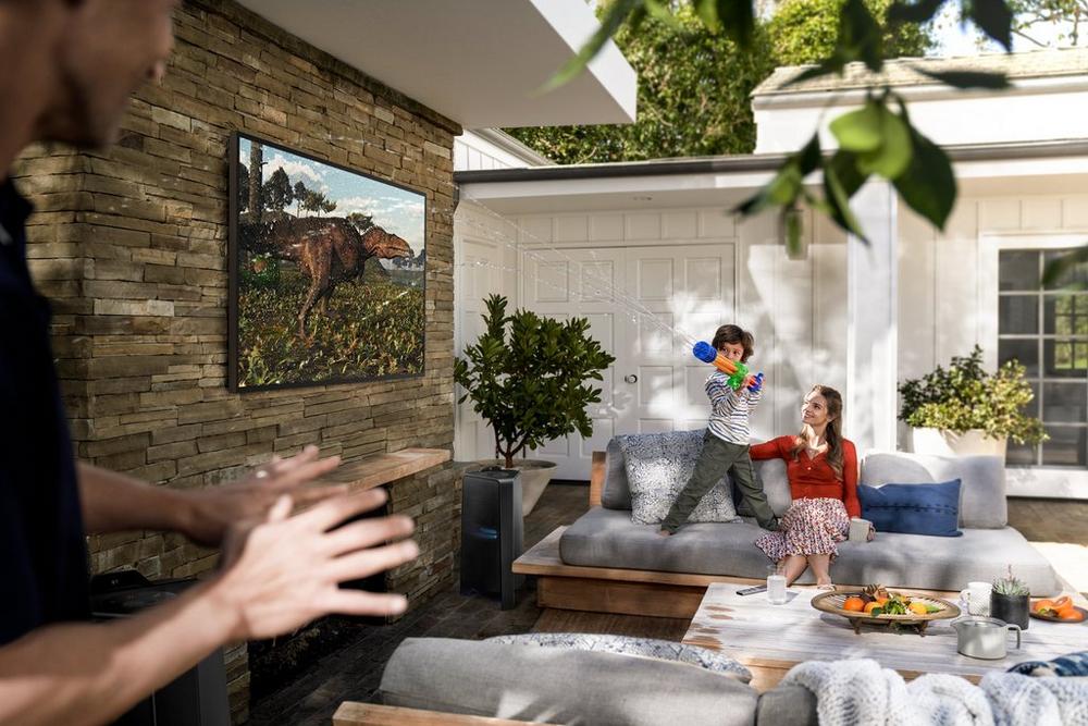 Samsung QE75LST7TCUXXU 75" Terrace 4K QLED Smart Outdoor TV Weather- Resistant Durability (IP55 Rated) thumbnail image