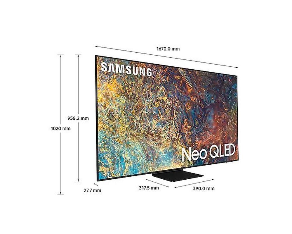Samsung QE75QN90AATXXU 75" Neo QLED 4K HDR 2000 Smart TV thumbnail image
