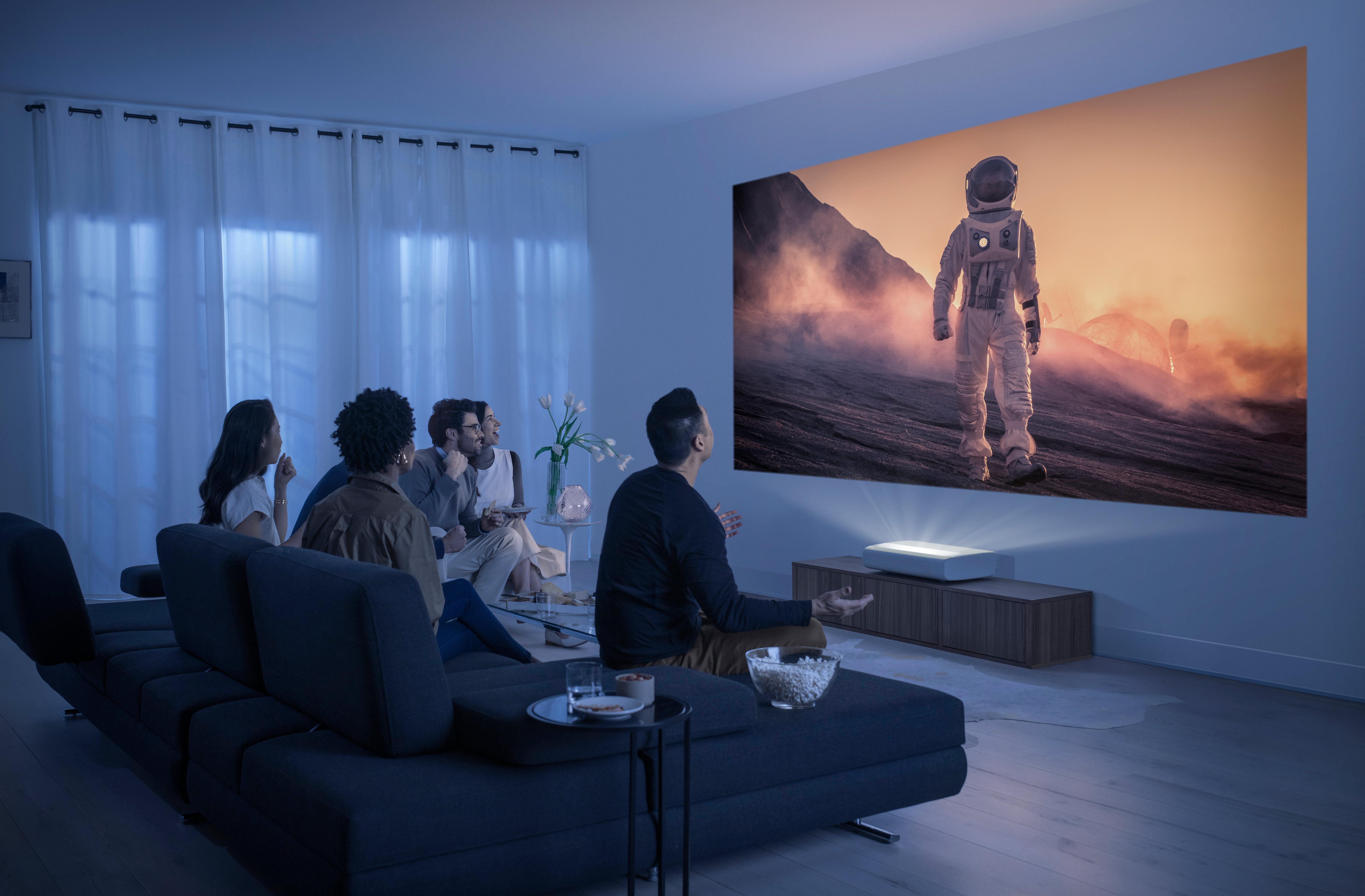 Samsung SPLSP9TFAXXU 130" 4K Laser Projector Smart Triple Laser Technology with Ultra Short Throw thumbnail image