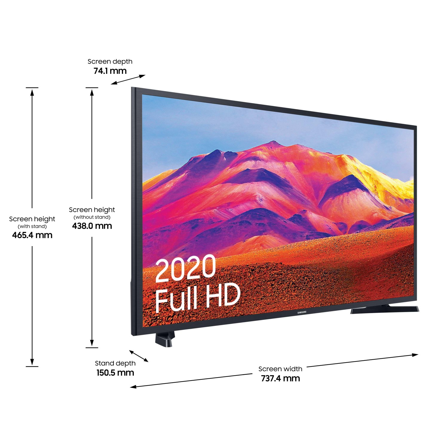 Samsung UE32T5300CKXXU 32" Full HD HDR Smart TV with PurColour and Contrast Enhancer thumbnail image