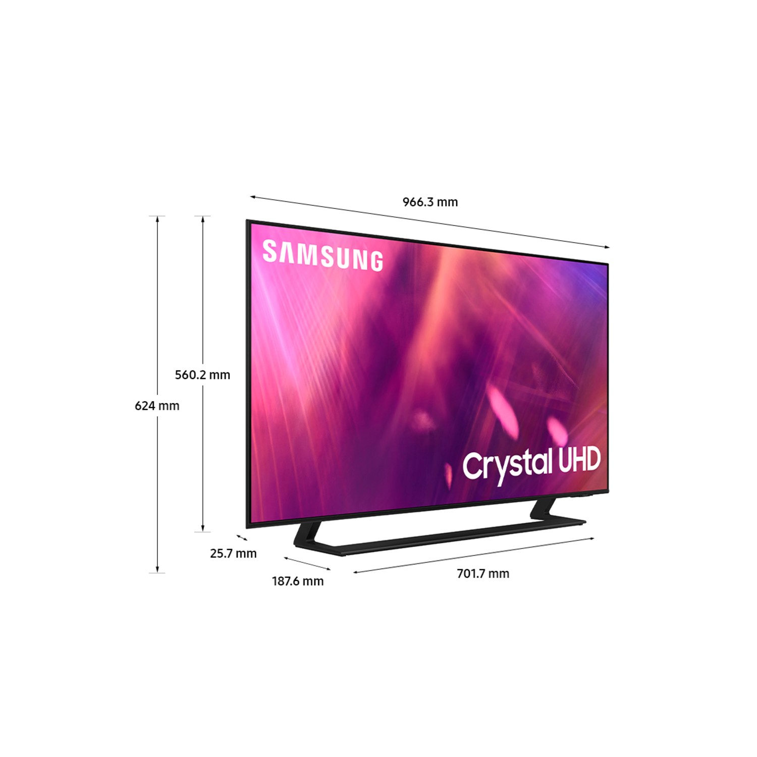 Samsung UE43AU9000KXXU 43" 4K UHD HDR Smart TV Dynamic Crystal Colour with Motion Xcelerator Turbo and Object Tracking Sound LITE thumbnail image