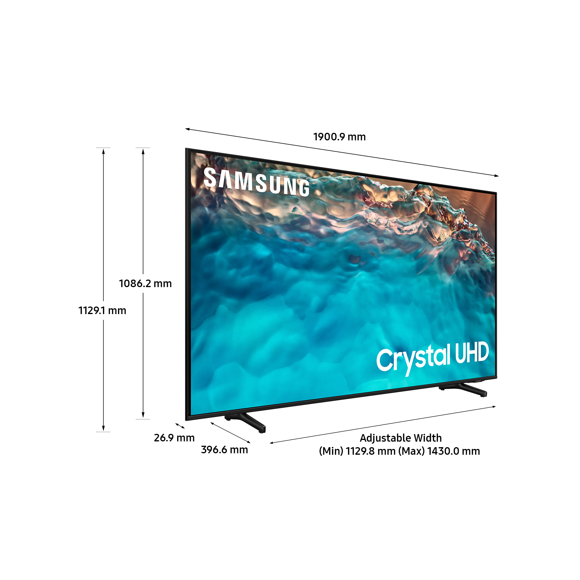 Samsung UE85BU8000KXXU 85" 4K HDR Smart TV with Voice Assistants thumbnail image
