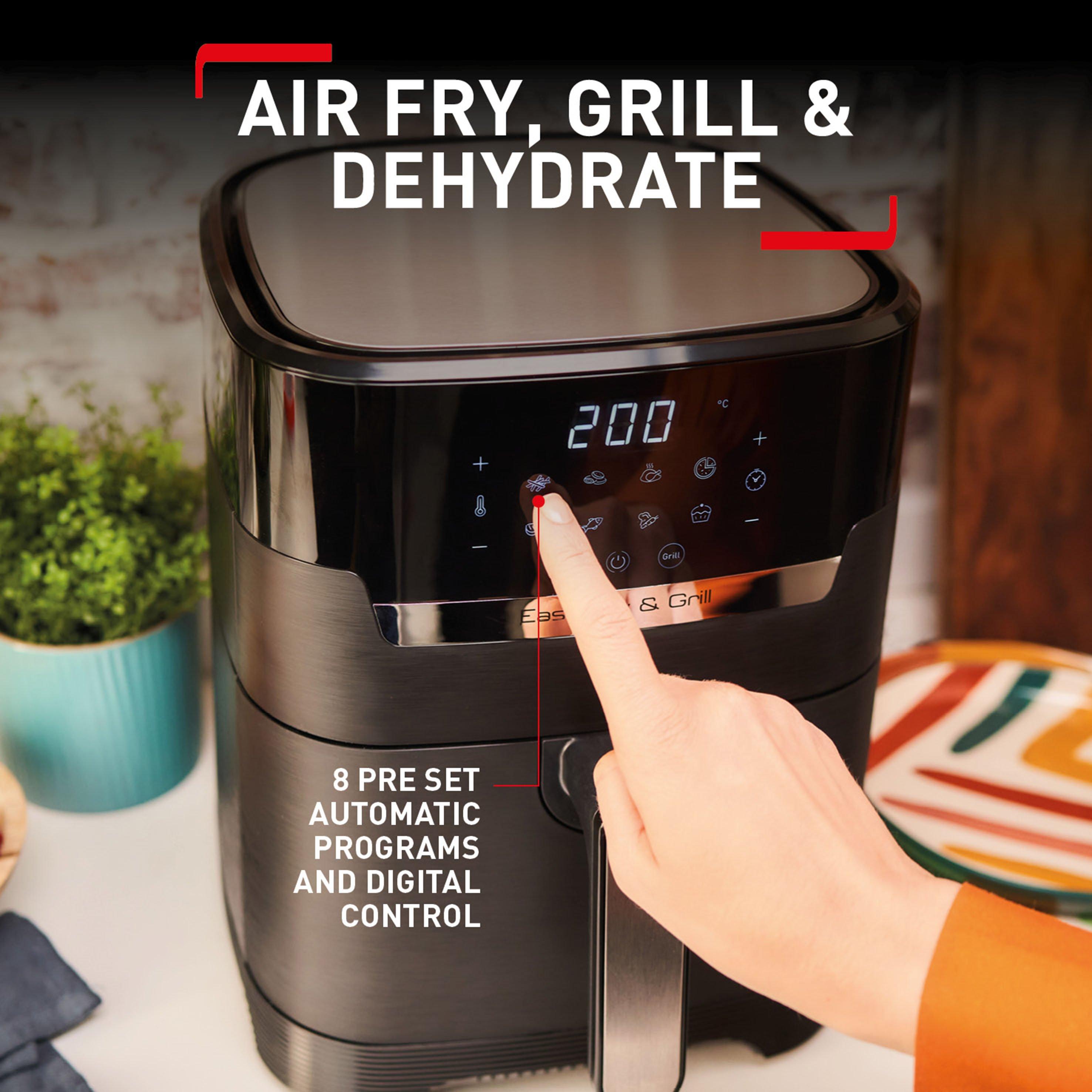 Tefal EY505827 EasyFry Precision 2in1 Digital Air Fryer & Grill 4.2L - Black thumbnail image