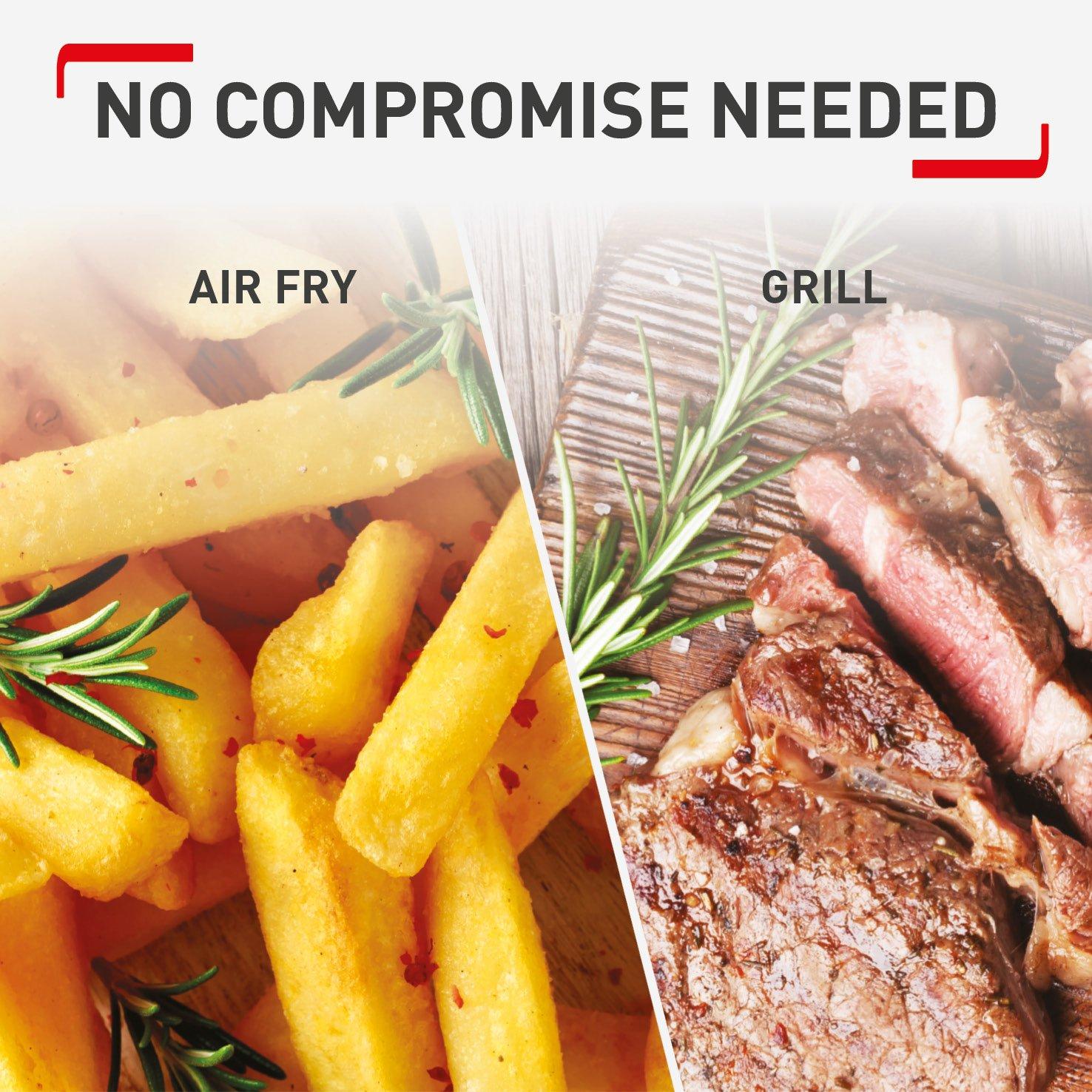 Tefal EY505827 EasyFry Precision 2in1 Digital Air Fryer & Grill 4.2L - Black thumbnail image