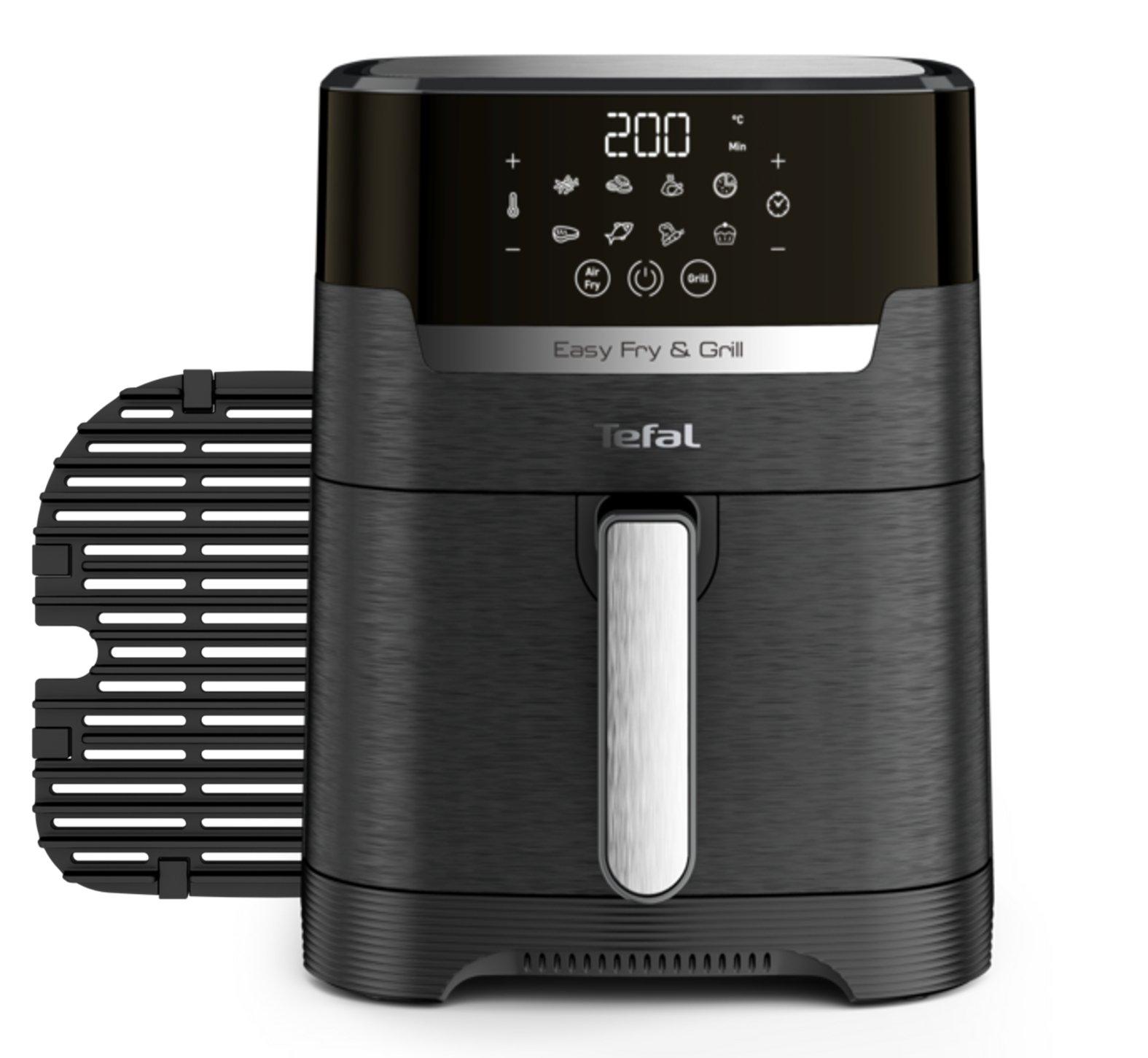Tefal EY505827 EasyFry Precision 2in1 Digital Air Fryer & Grill 4.2L - Black thumbnail image