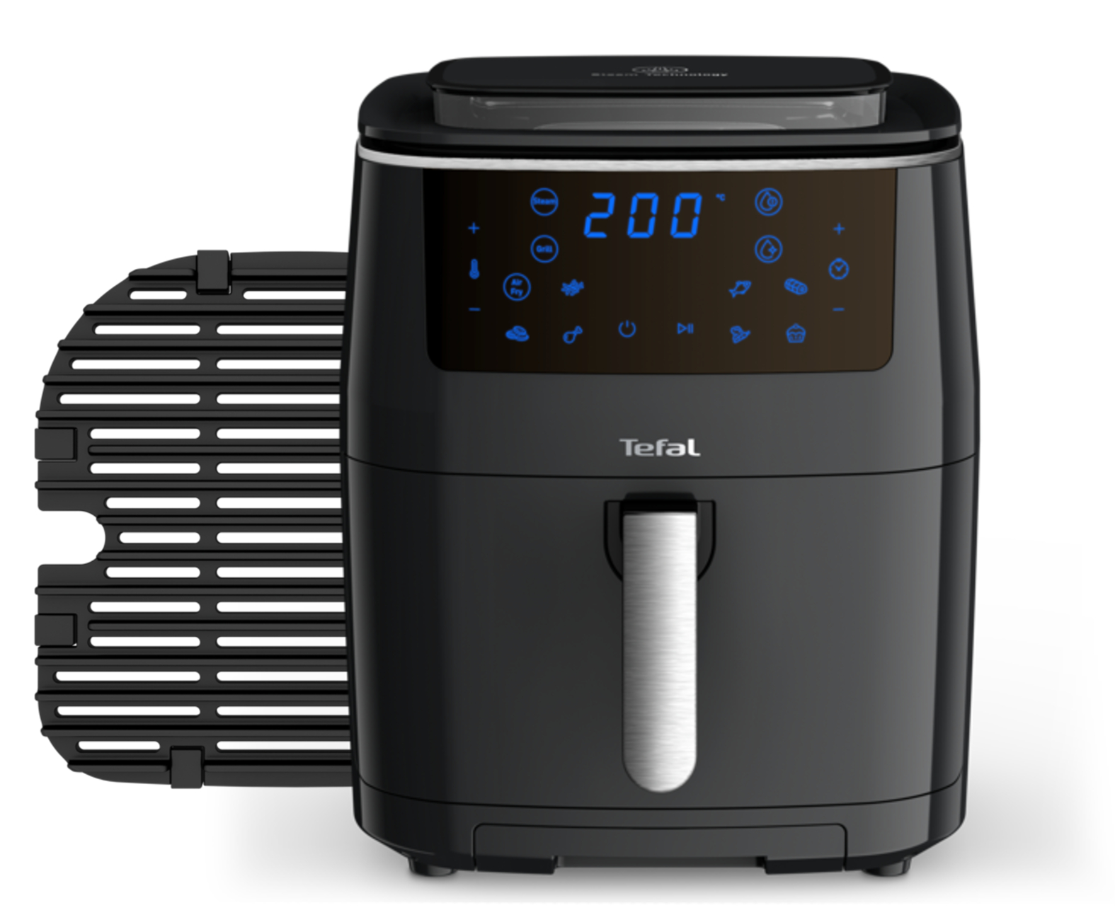 Tefal FW201827 Tefal EasyFry 3in1 Digital Air Fryer Grill & Steamer 6.2L - Black thumbnail image
