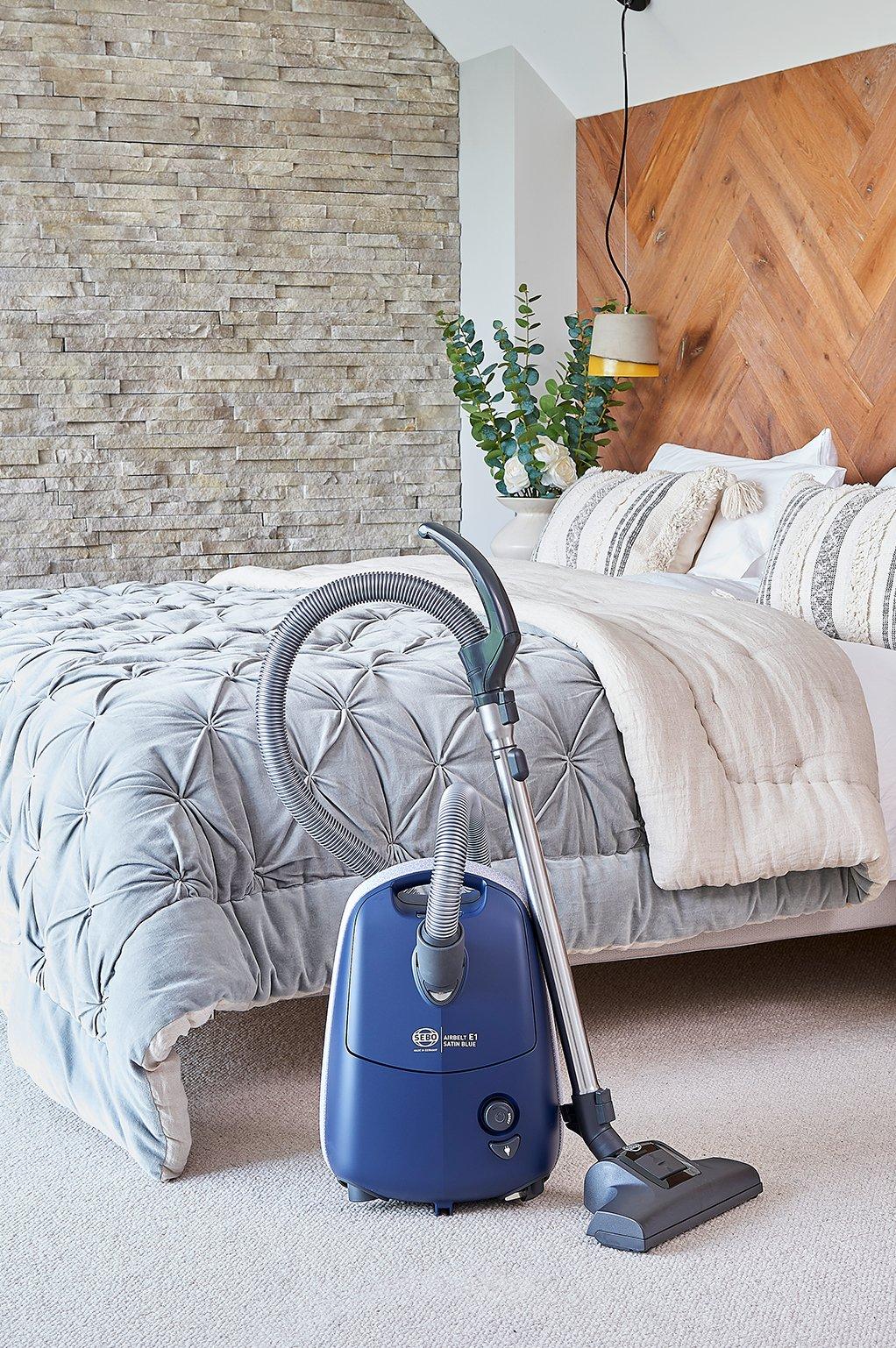 Sebo 92625CI Airbelt E1 Cylinder Vacuum Cleaner - Satin Blue thumbnail image
