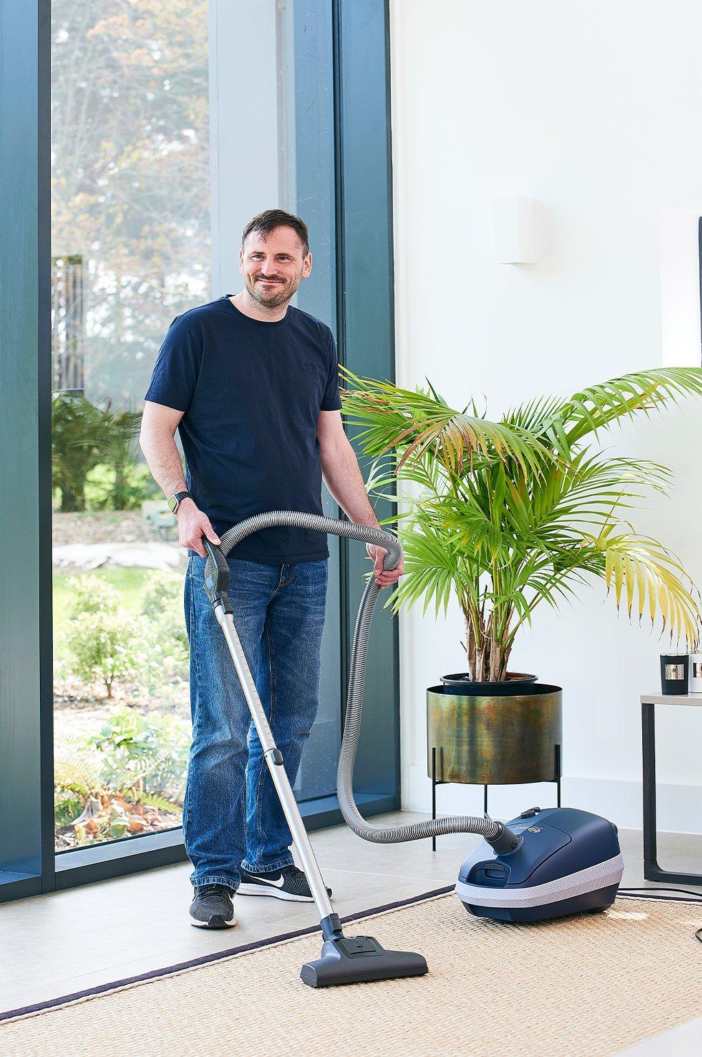Sebo 92625CI Airbelt E1 Cylinder Vacuum Cleaner - Satin Blue thumbnail image
