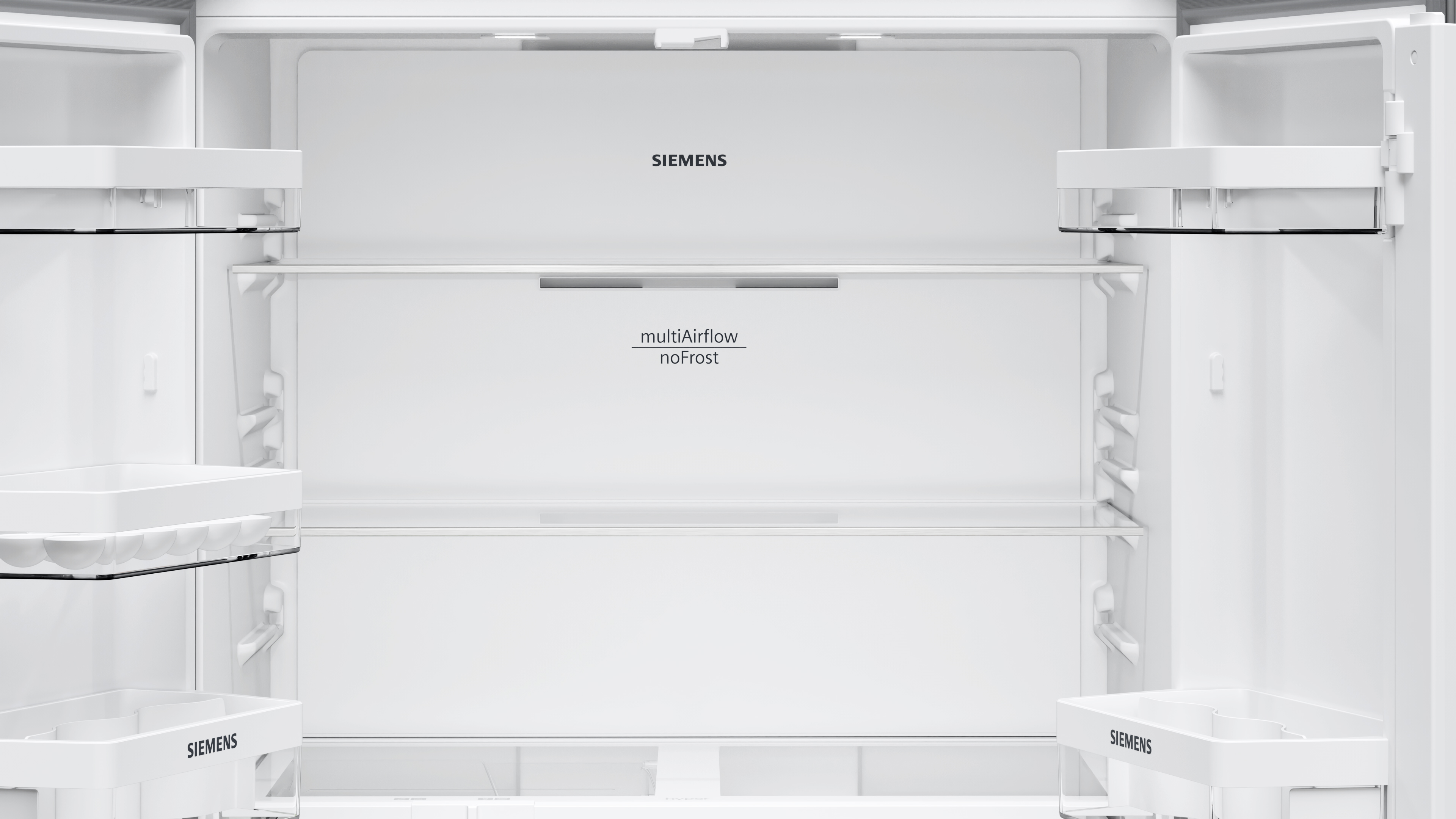 Siemens KF96NVPEAG IQ300 90.5cm French Door American Style Fridge Freezer - Stainless Steel thumbnail image