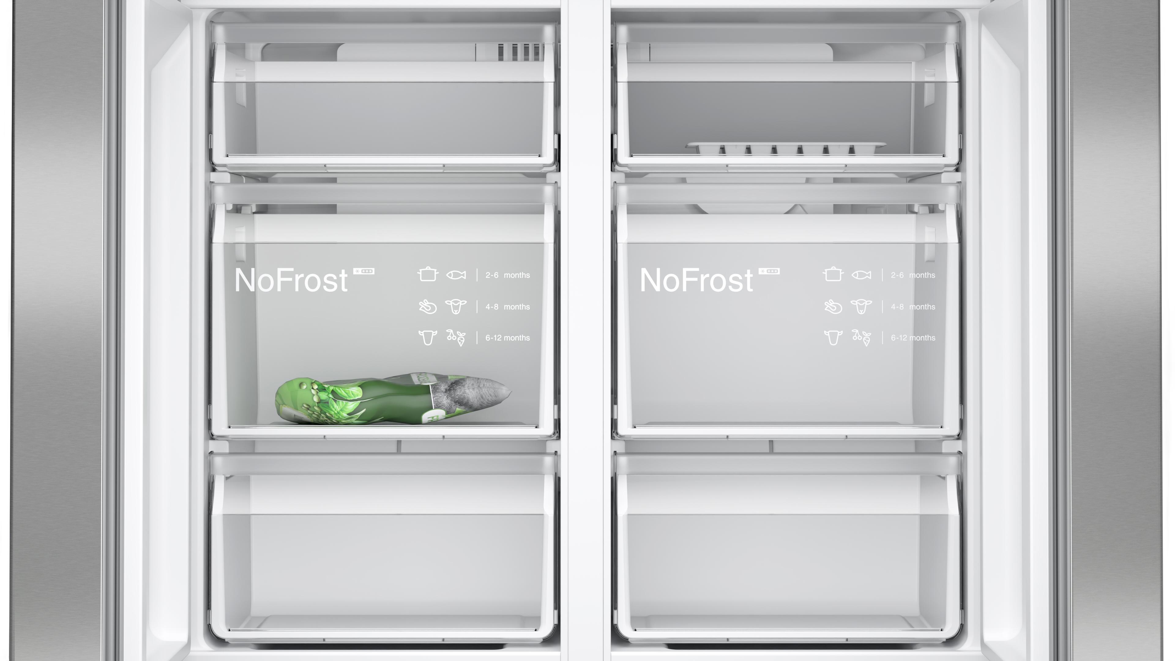 Siemens KF96NVPEAG IQ300 90.5cm French Door American Style Fridge Freezer - Stainless Steel thumbnail image