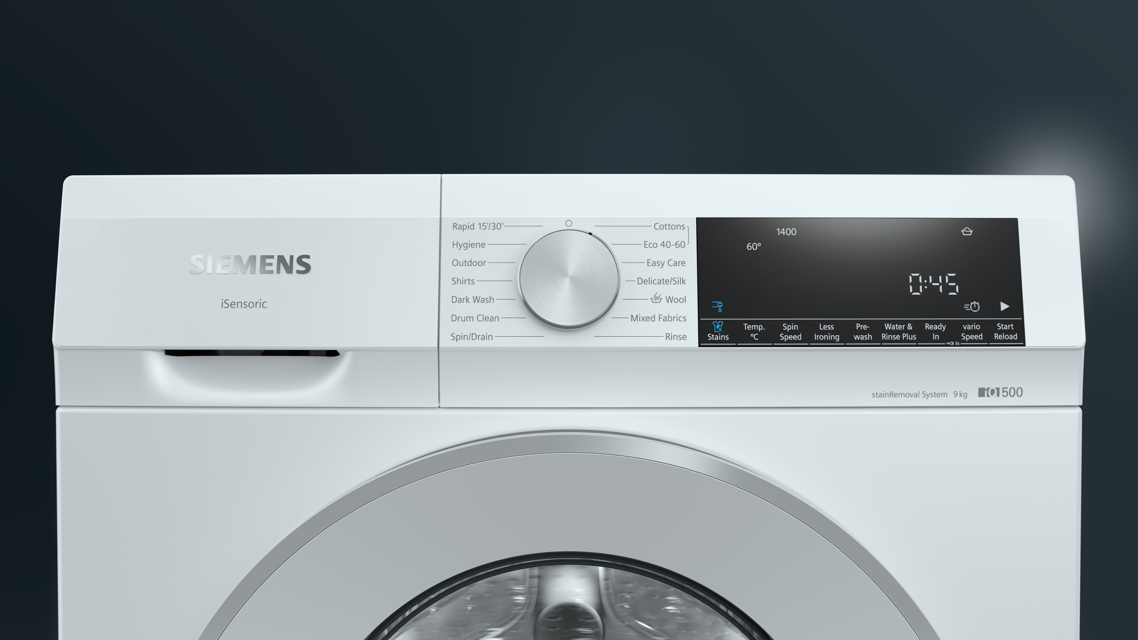 Siemens extraKlasse WG44G209GB 9kg 1400 Spin Washing Machine - White thumbnail image