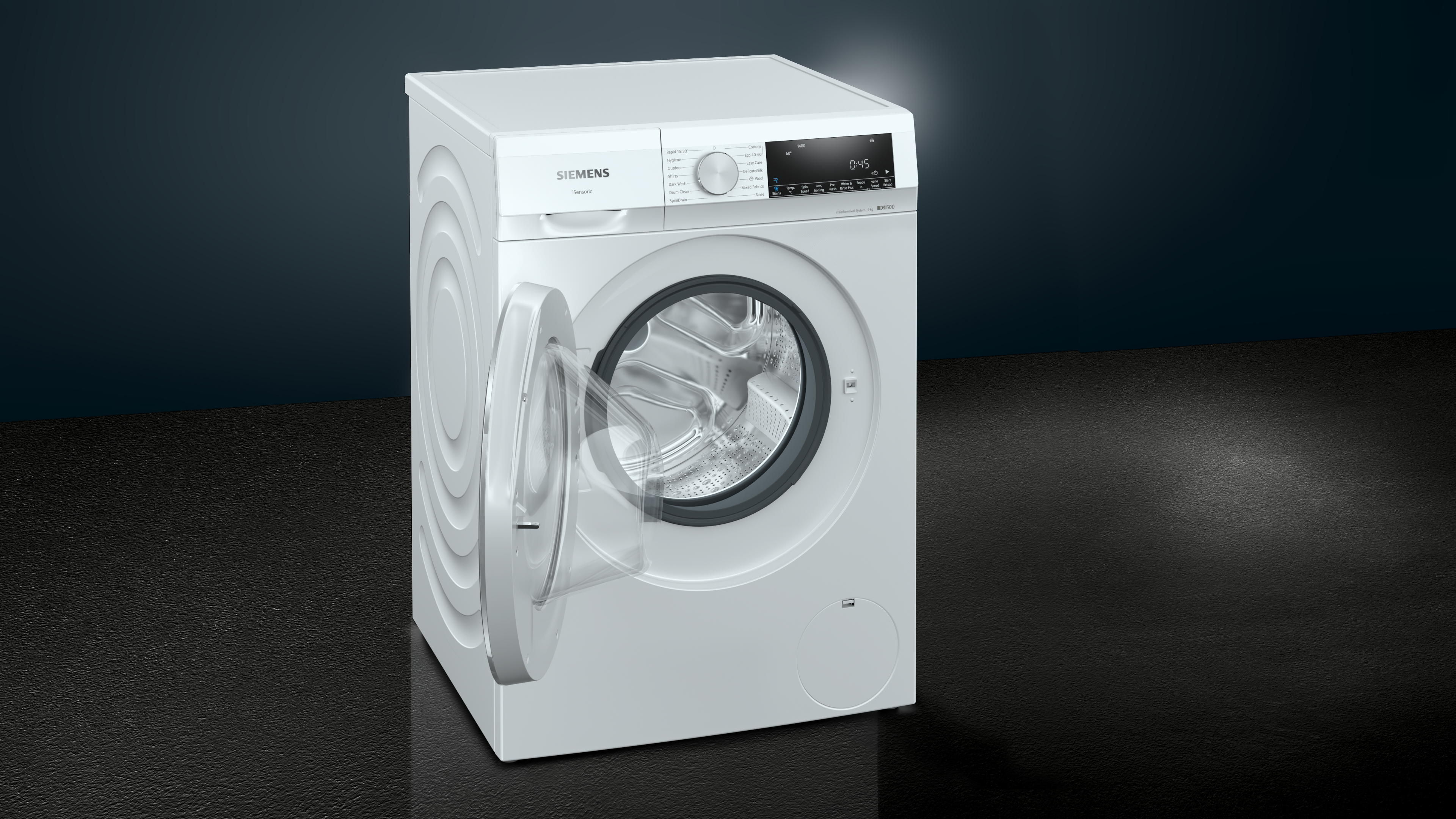 Siemens extraKlasse WG44G209GB 9kg 1400 Spin Washing Machine - White thumbnail image