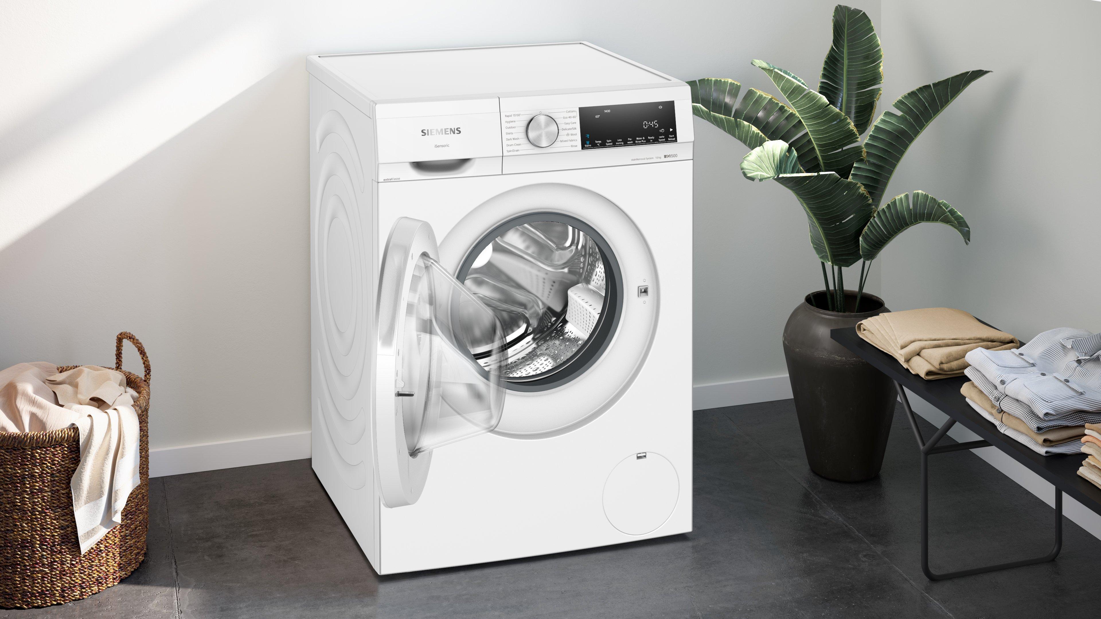Siemens extraKlasse WG54G210GB 10kg 1400 Spin Washing Machine - White thumbnail image