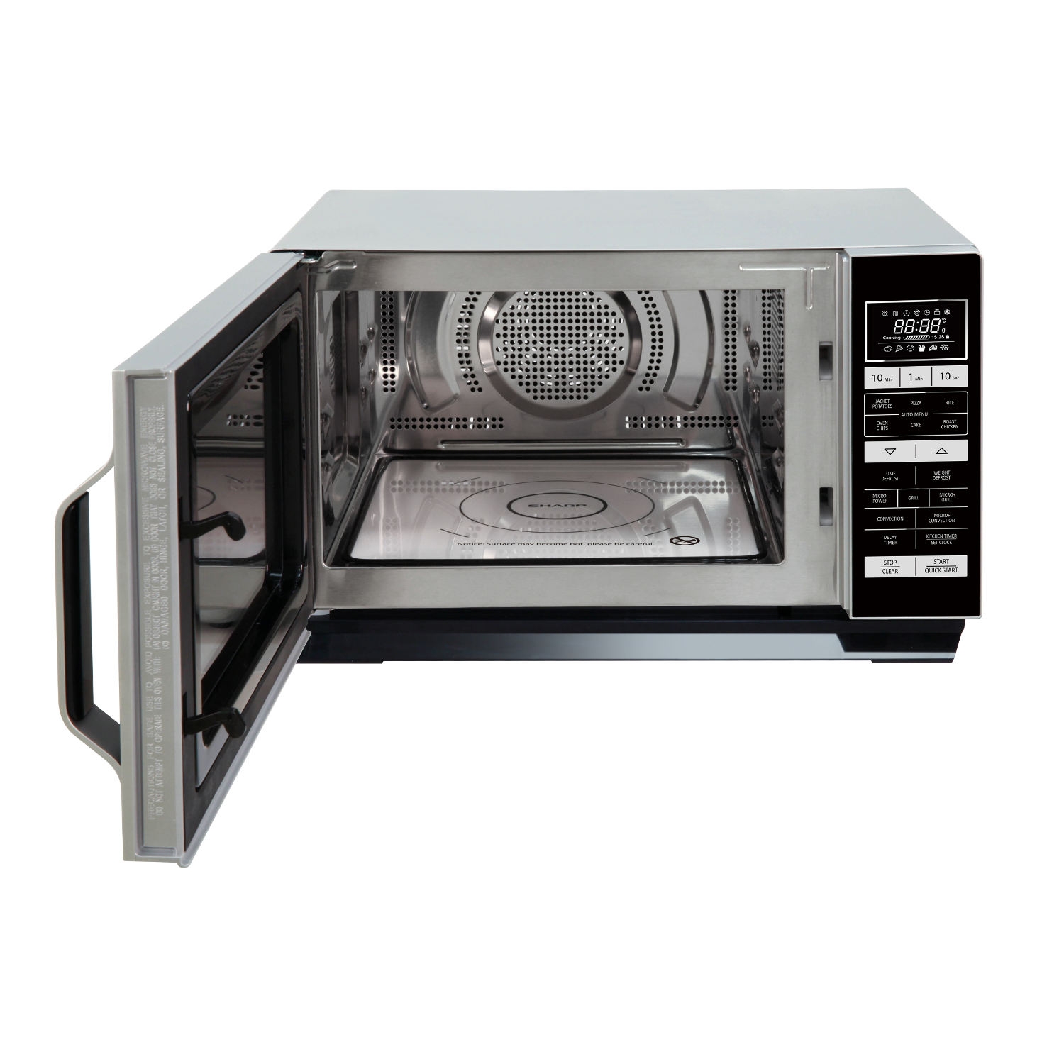 Sharp R860SLM 25 Litre Combination Microwave - Silver thumbnail image