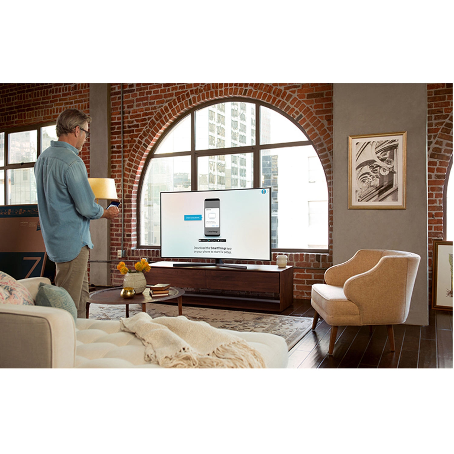 Samsung 65" 4K UHD - Curved- SMART TV - HDR Certified - A Rated thumbnail image