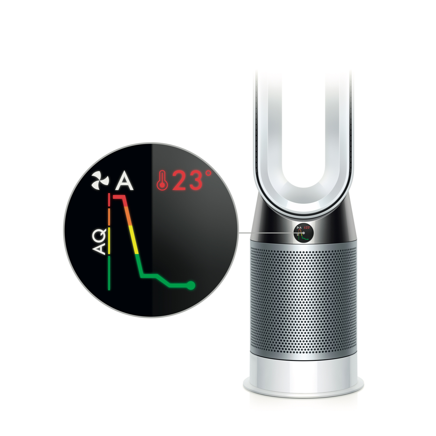 Dyson HP04 Pure Hot+Cool™ purifying fan heater thumbnail image