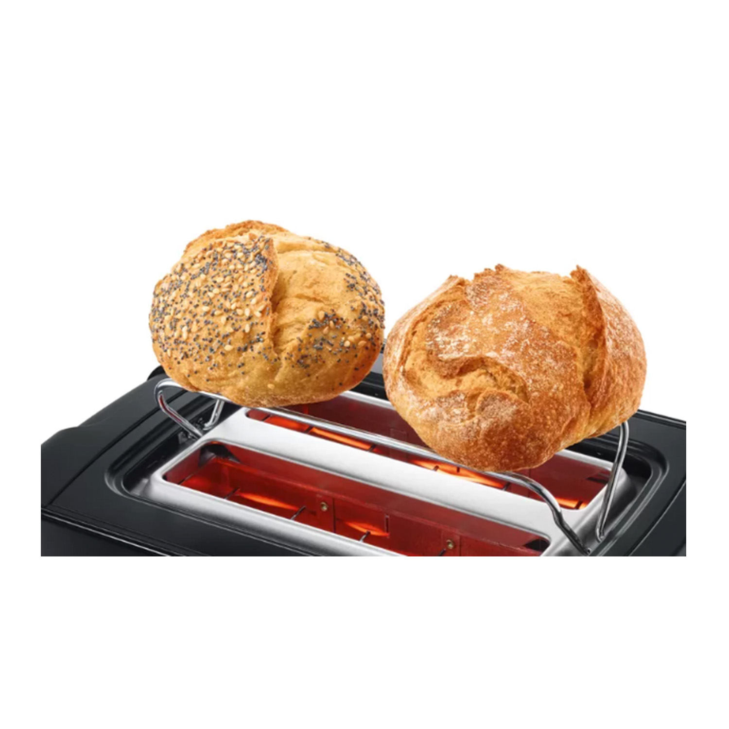 Bosch TAT6A113GB 2 Slice Toaster - Black thumbnail image