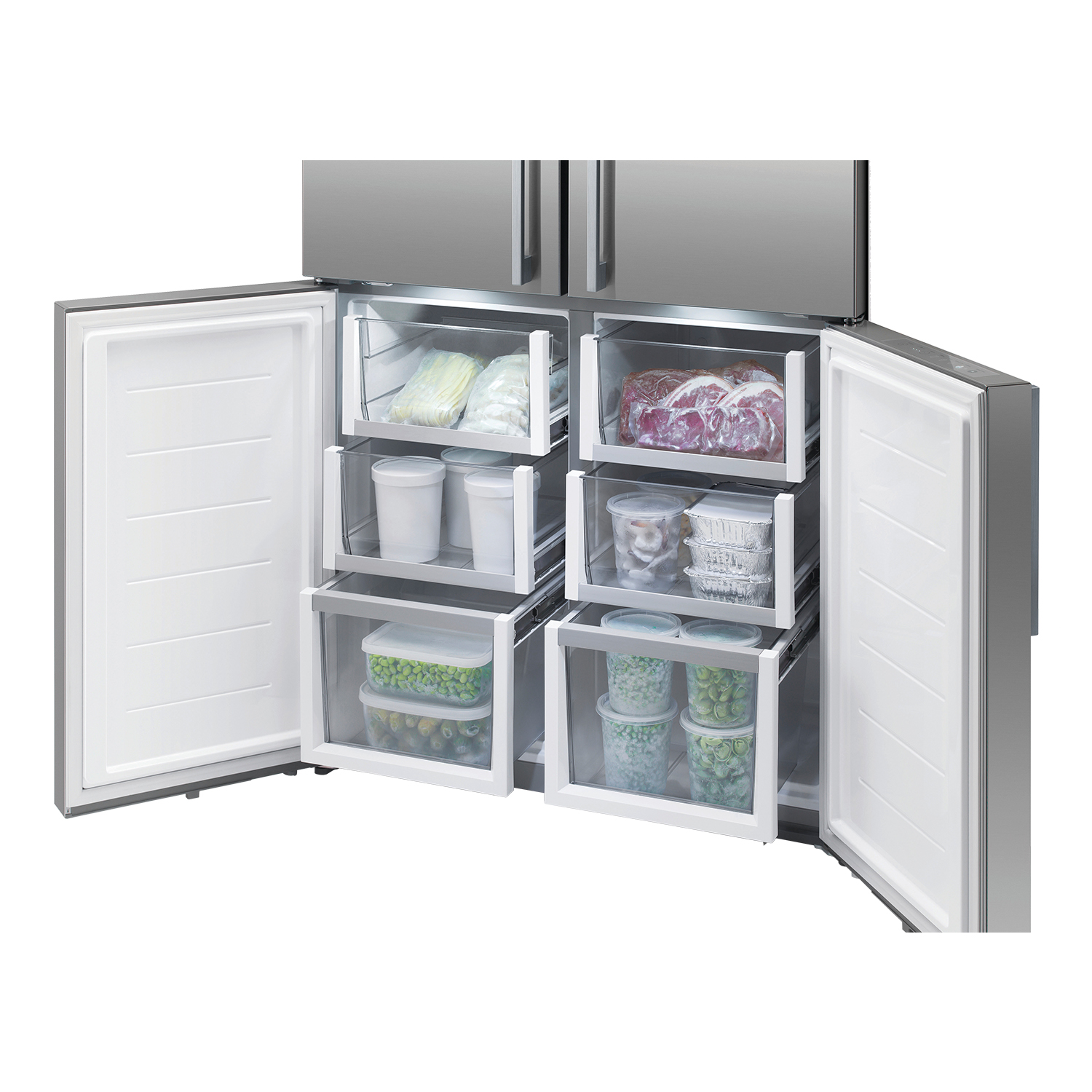 Fisher & Paykel RF605QDVX1 90.5cm Frost Free Quad Door Fridge Freezer - Stainless Steel thumbnail image