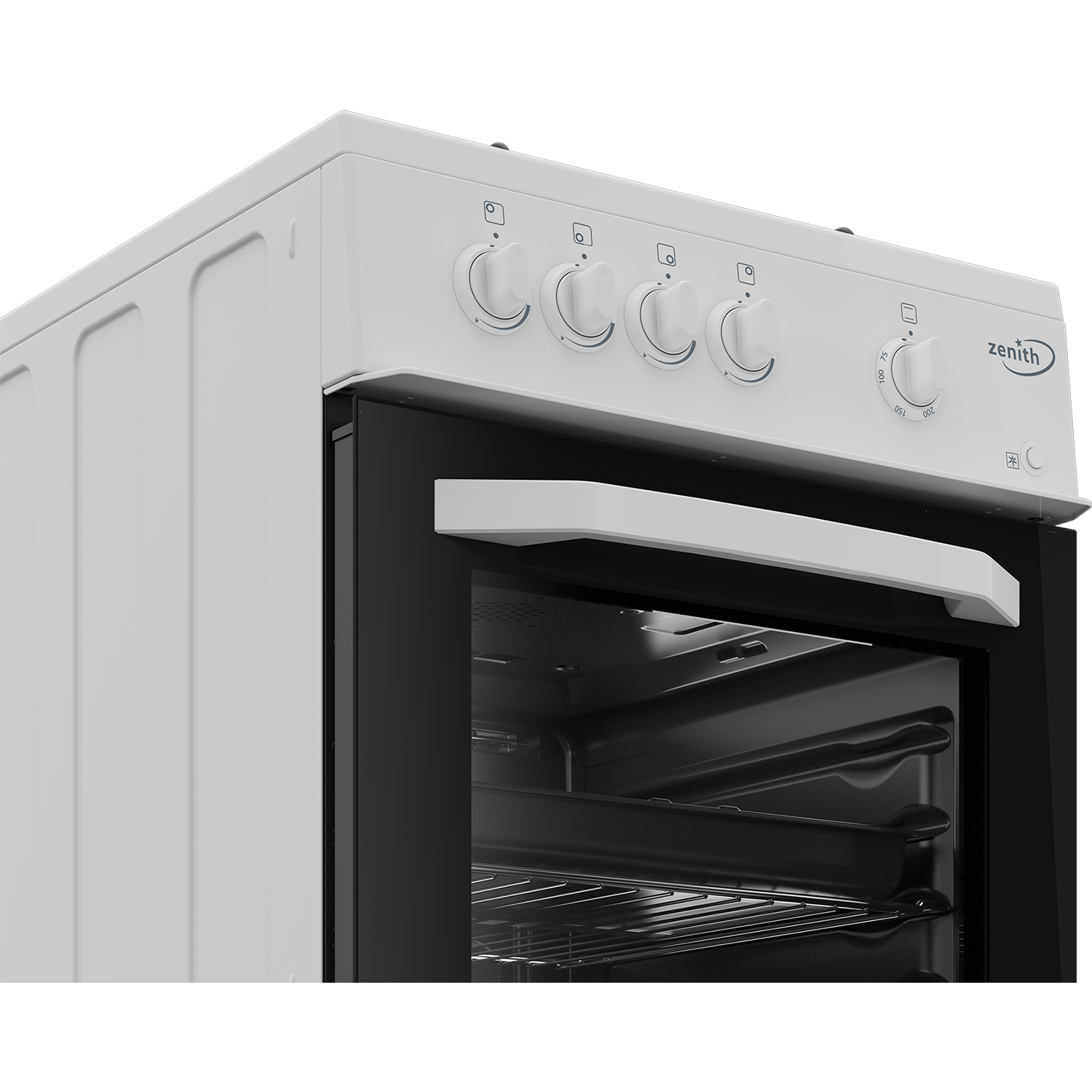 Zenith ZE501W 50cm Gas Single Oven with Gas Hob thumbnail image