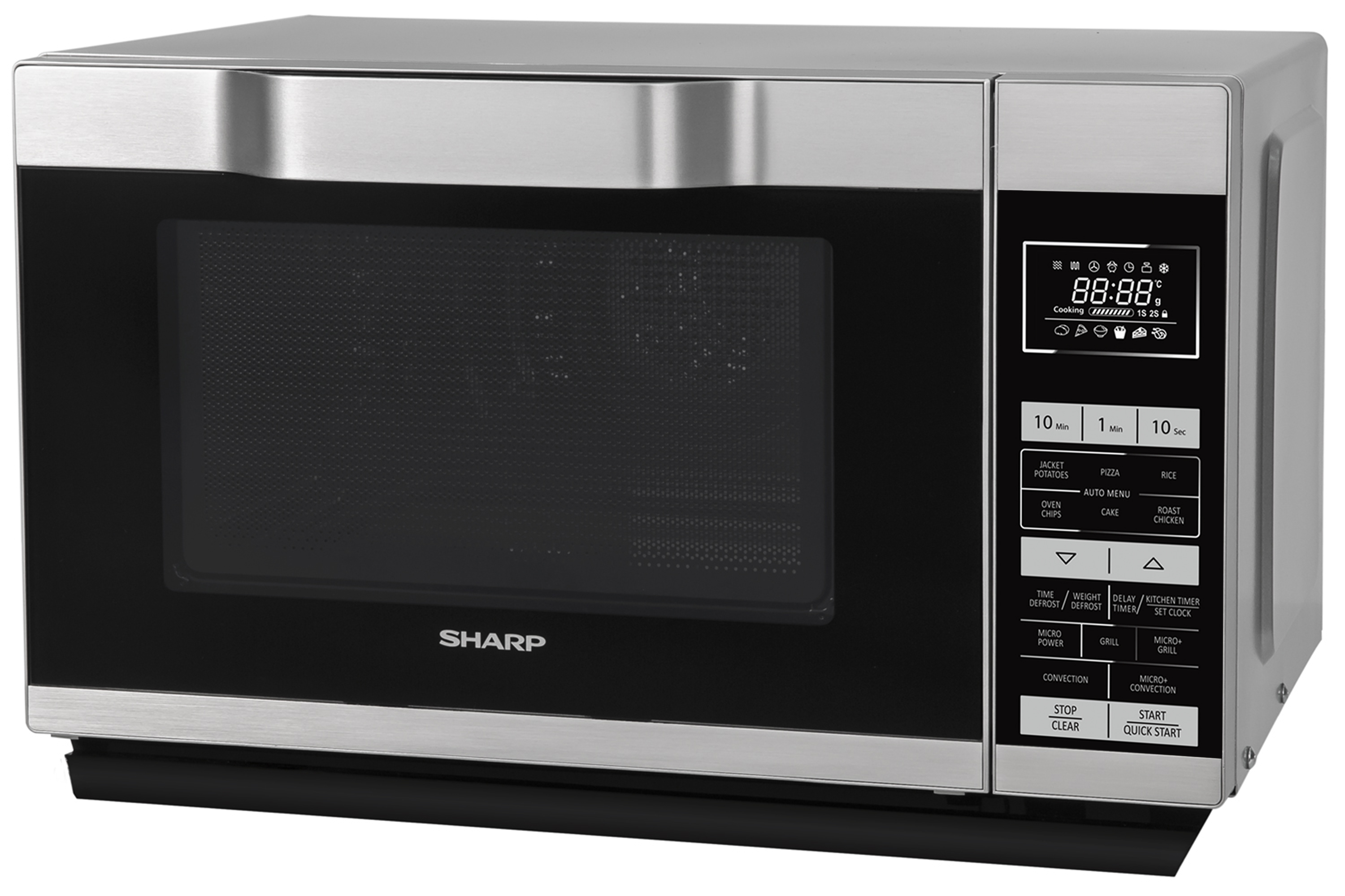 Sharp R861SLM 25 Litres Combination Microwave - Silver thumbnail image