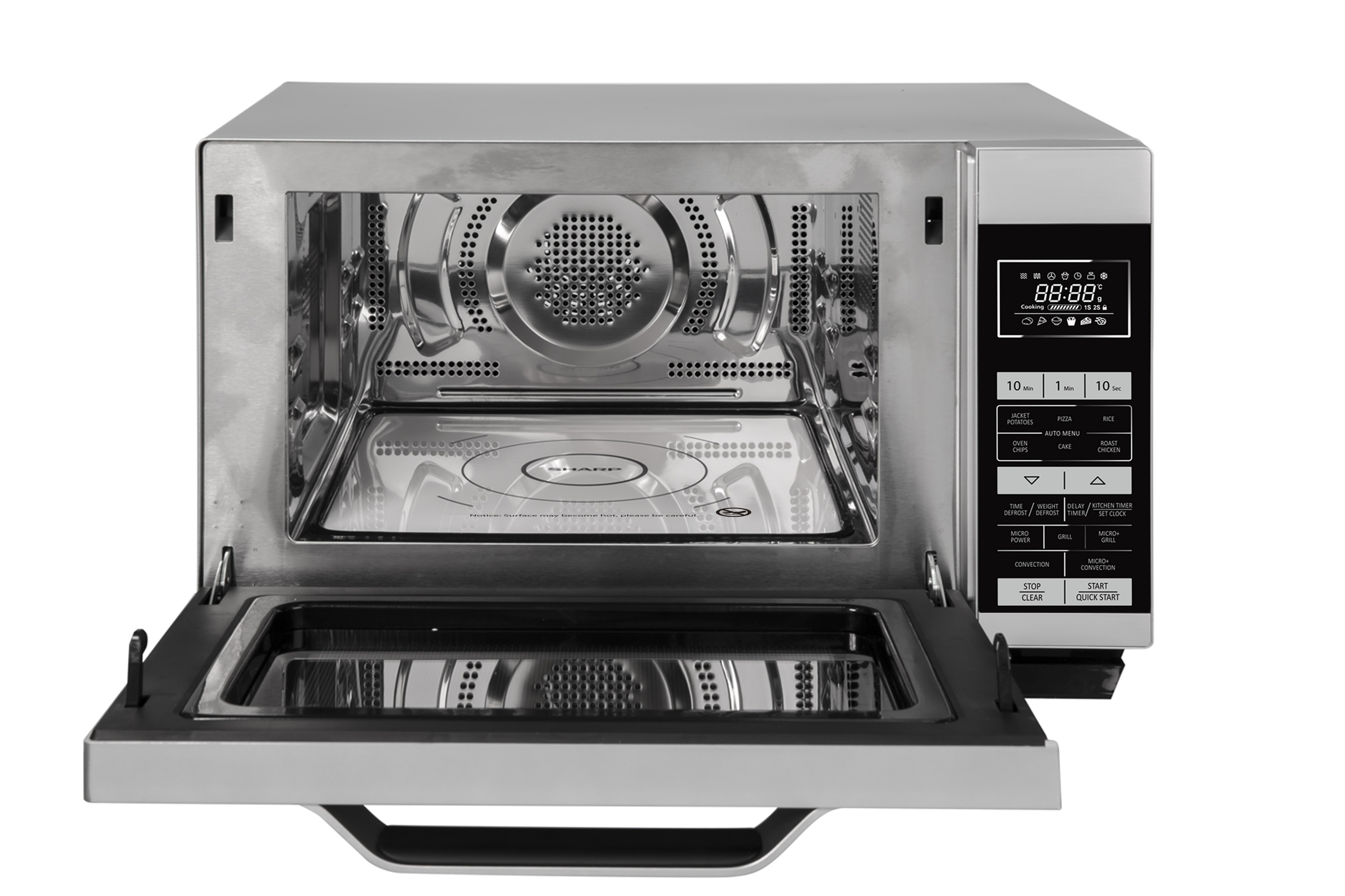 Sharp R861SLM 25 Litres Combination Microwave - Silver thumbnail image