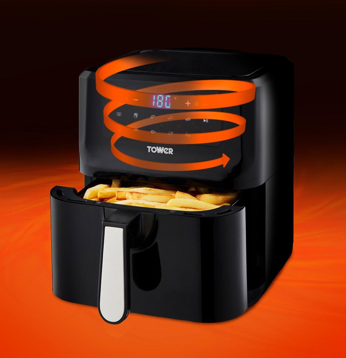 Vortx T17089 5l Digital Air Fryer - Black thumbnail image