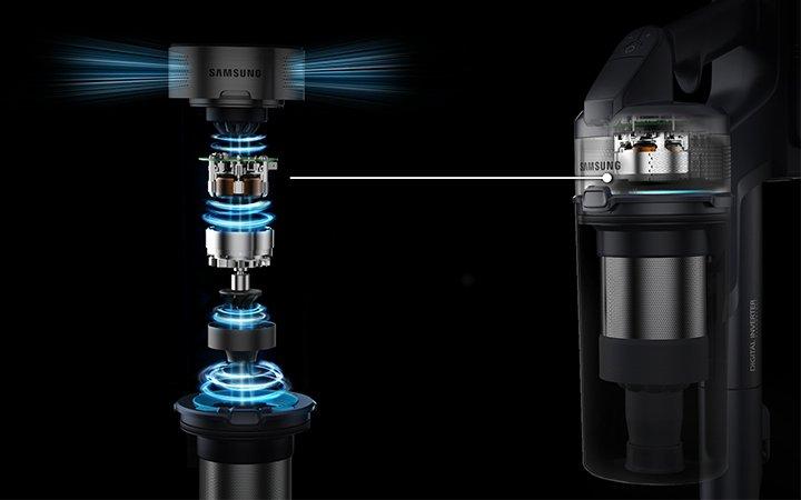Samsung JetTM 60 Pet Cordless Stick Vacuum Cleaner Max 150 W Suction Power   thumbnail image