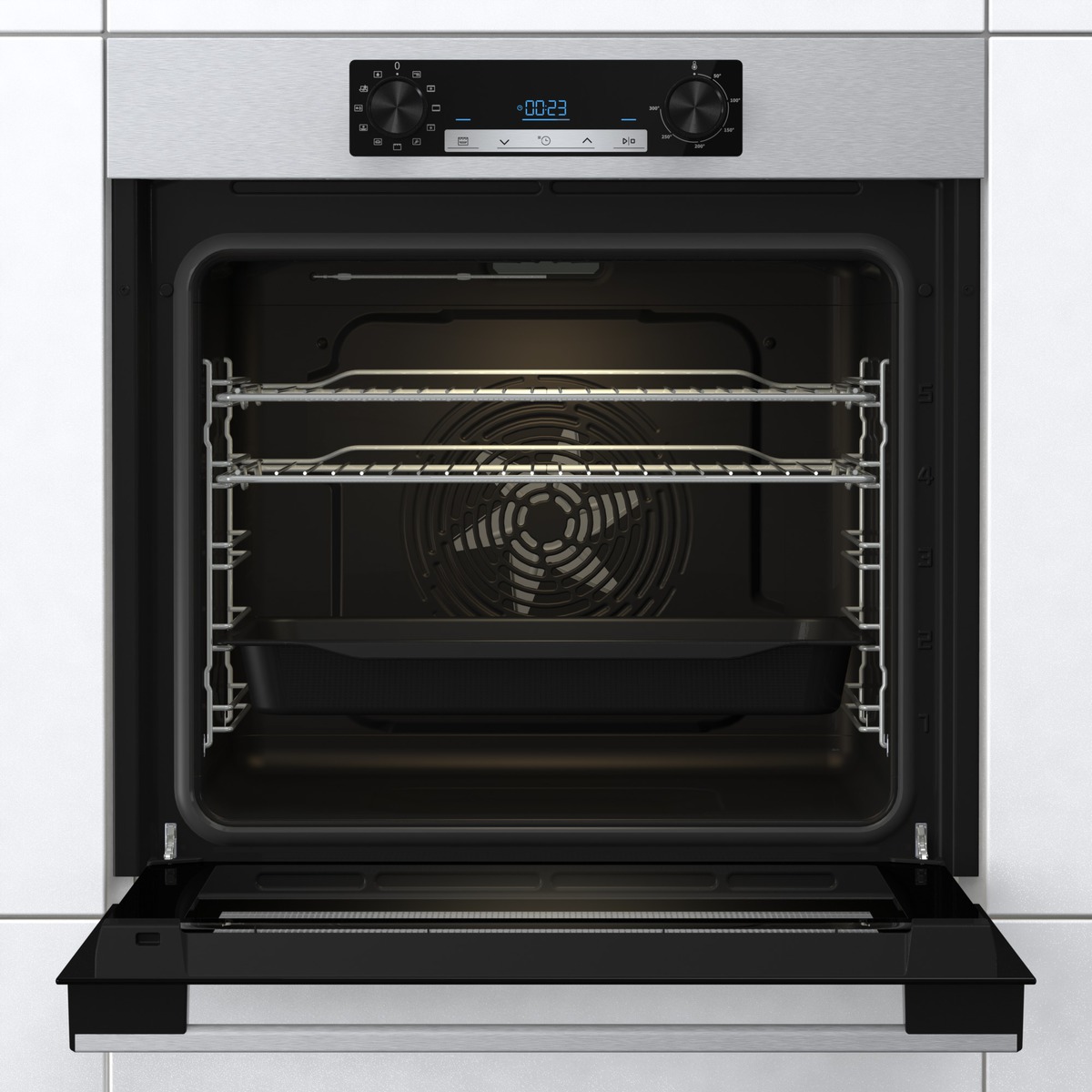 Hisense BI62212AXUK 59.5cm Built In Electric Single Oven - Stainless Steel thumbnail image