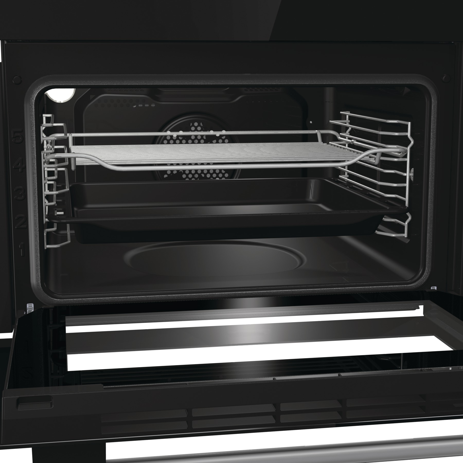Hisense BID75211XUK 59.4cm Built Under Electric Double Oven - Stainless Steel thumbnail image