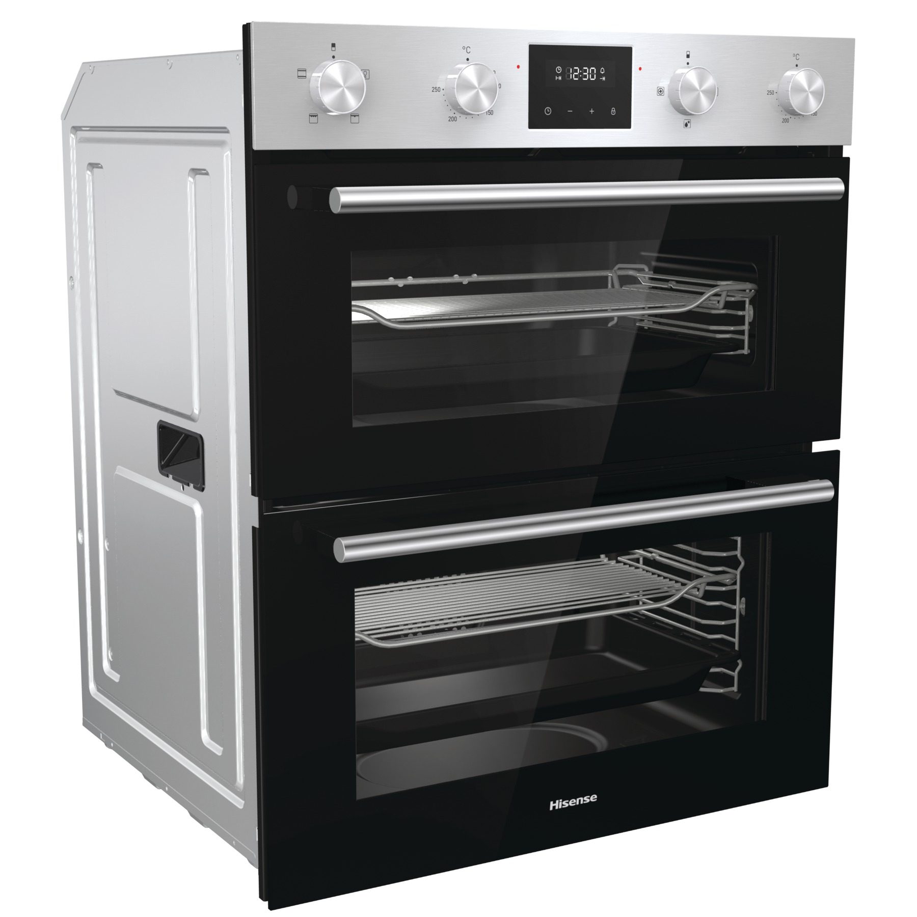 Hisense BID75211XUK 59.4cm Built Under Electric Double Oven - Stainless Steel thumbnail image