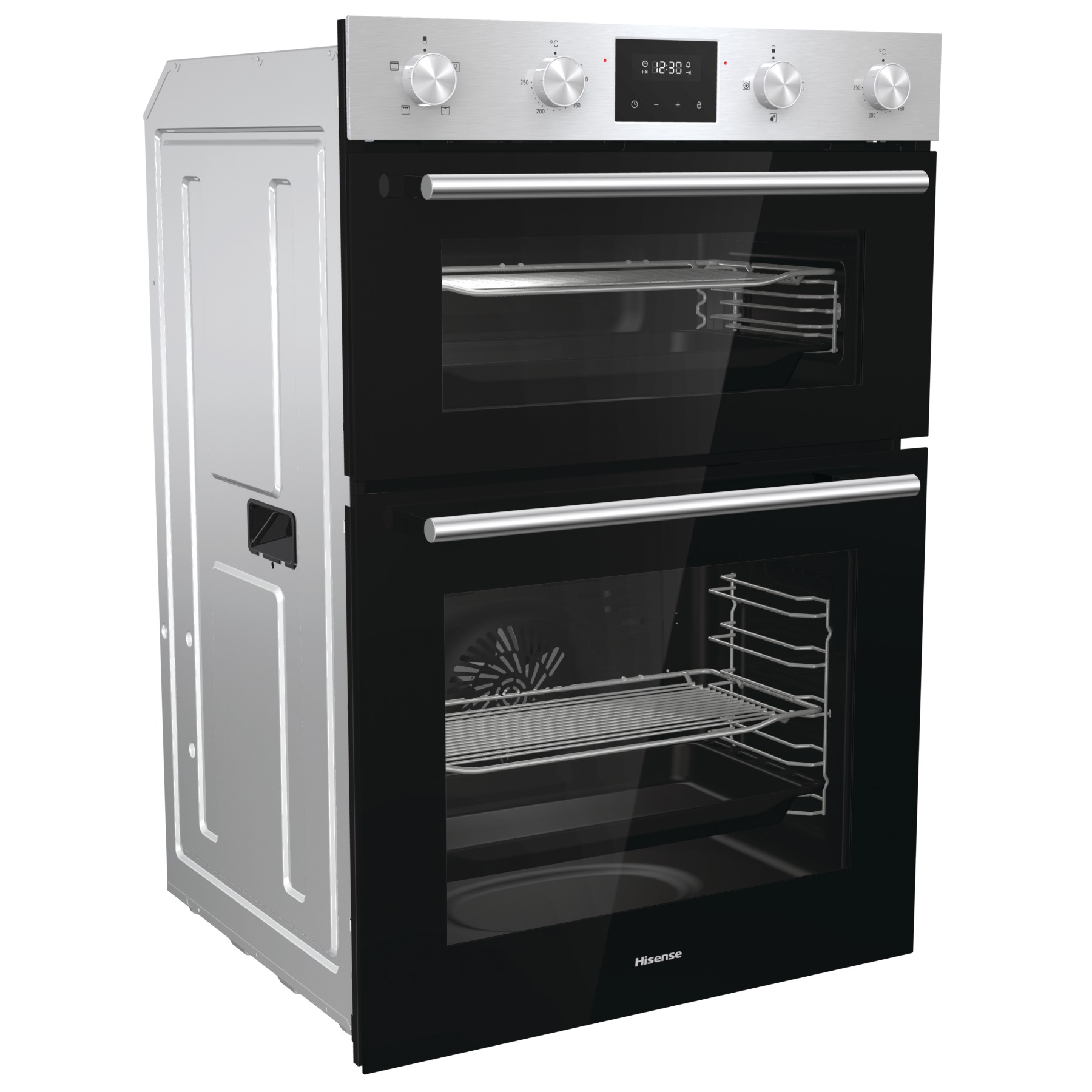 Hisense BID95211XUK 59.4cm Built In Electric Double Oven - Stainless Steel thumbnail image