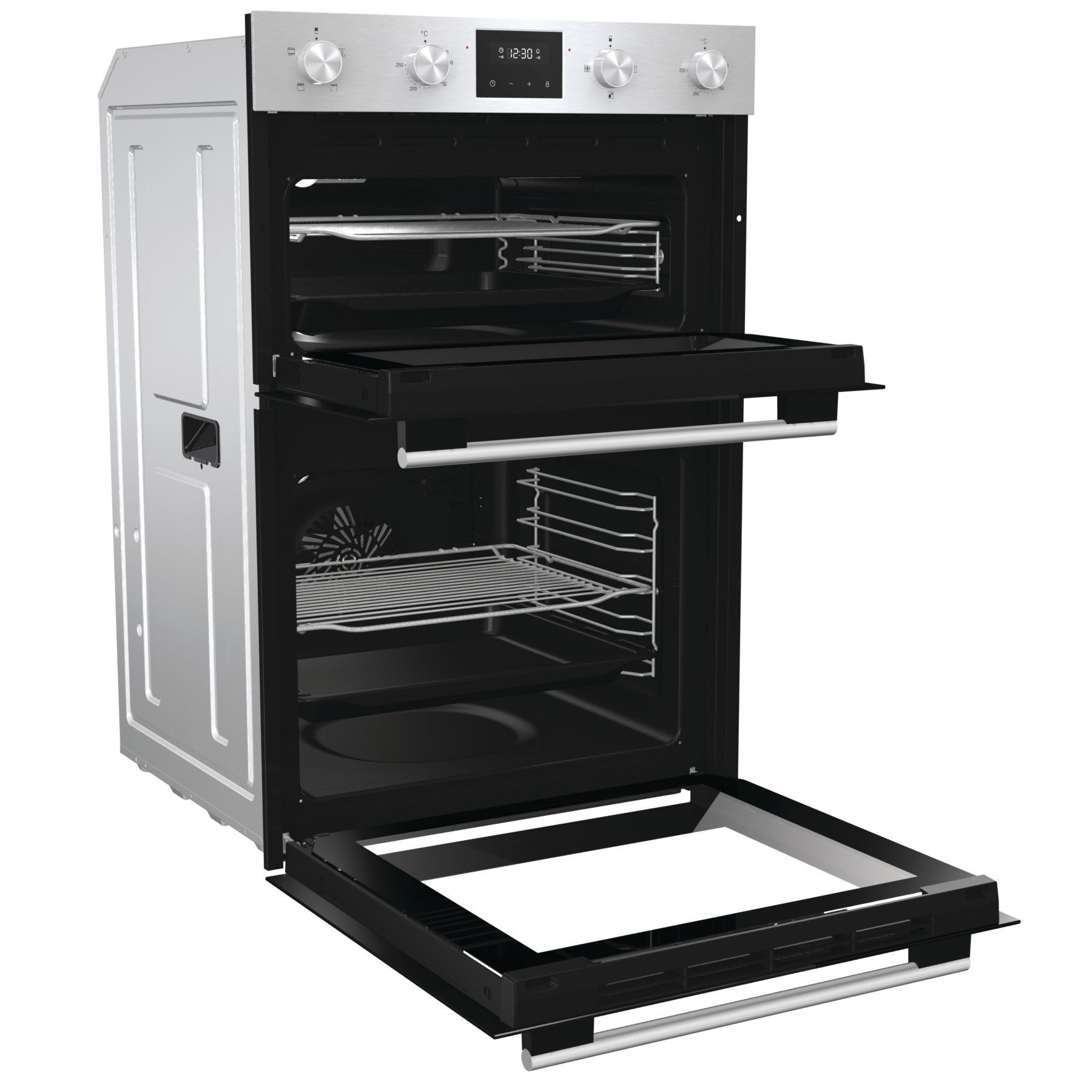 Hisense BID95211XUK 59.4cm Built In Electric Double Oven - Stainless Steel thumbnail image