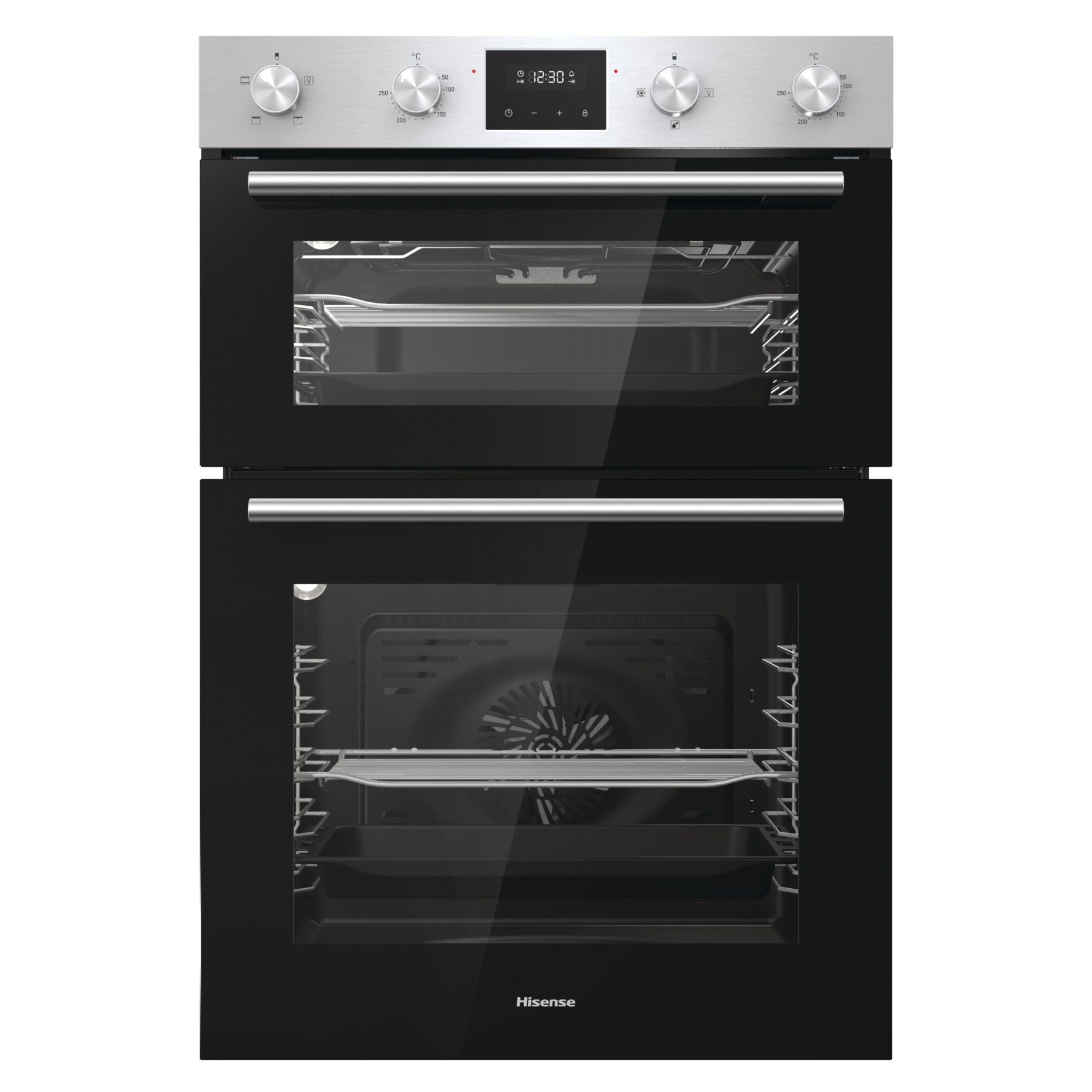Hisense BID95211XUK 59.4cm Built In Electric Double Oven - Stainless Steel thumbnail image