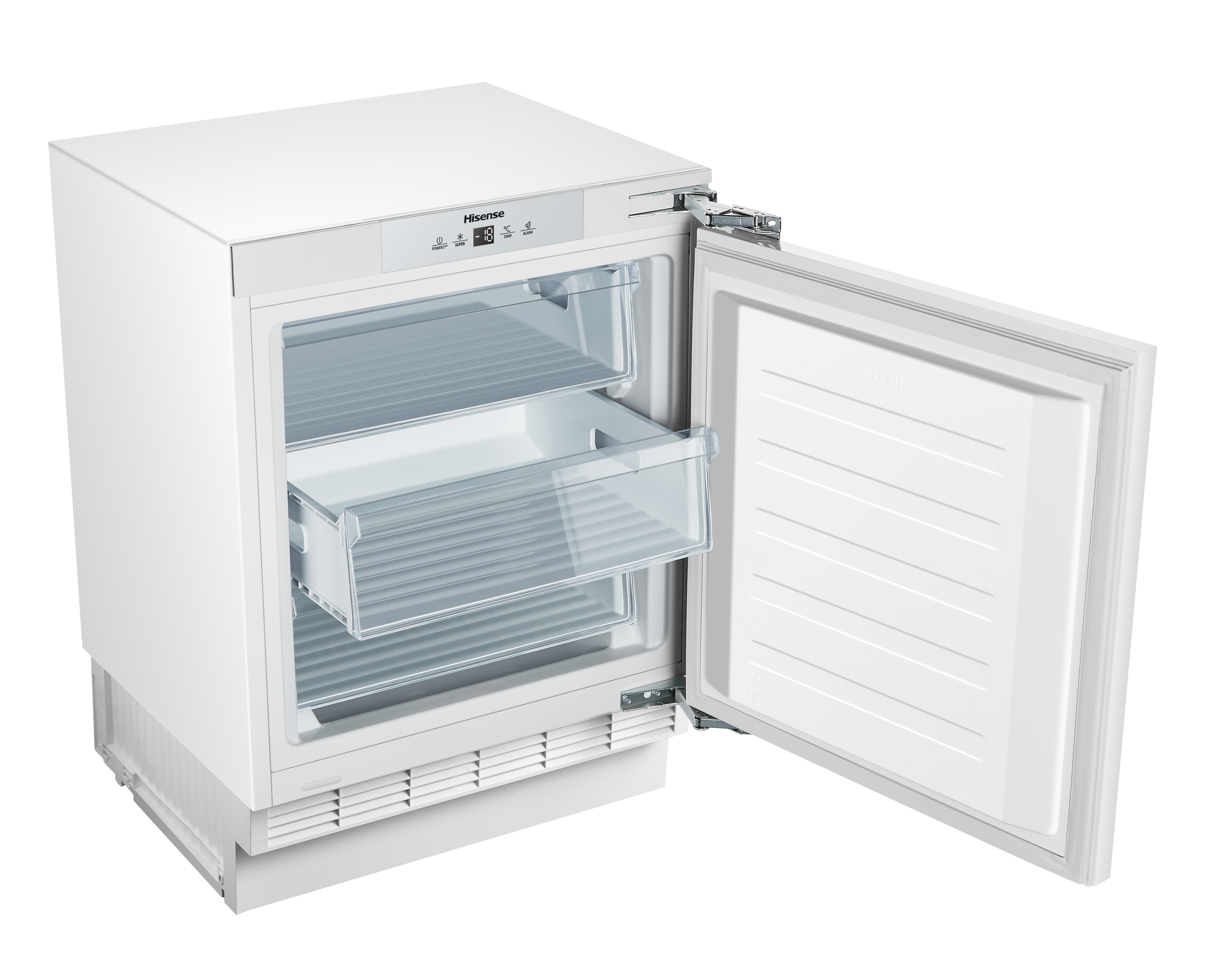 Hisense FUV124D4AW1 59.5cm Integrated Static Undercounter Freezer - White thumbnail image
