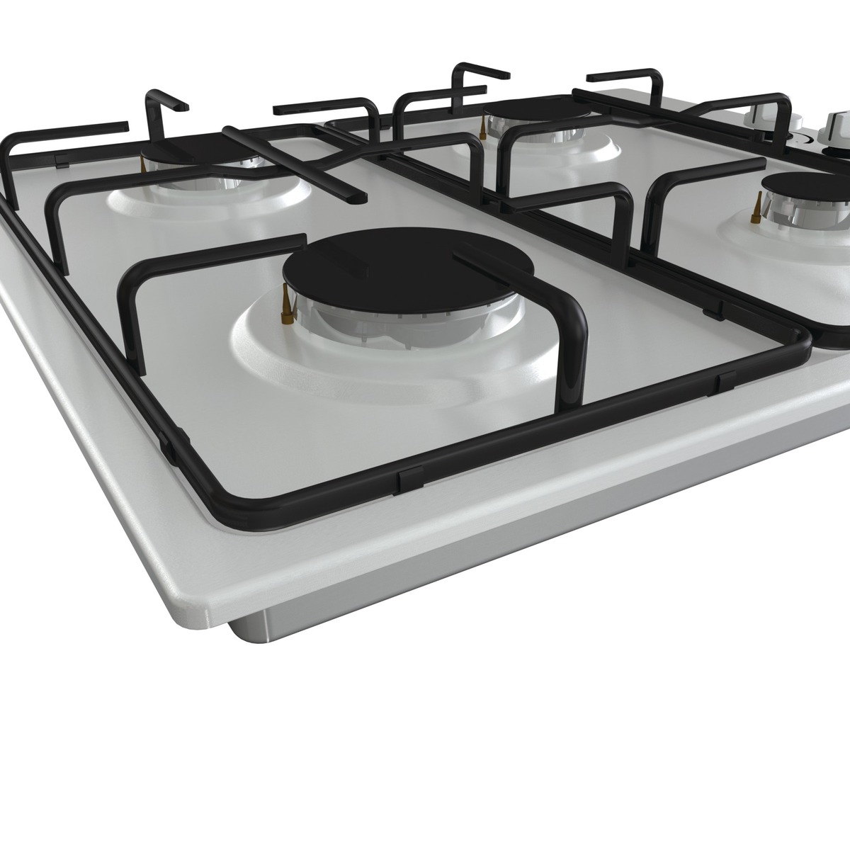 Hisense GM642XSUK 58cm Gas Hob - Stainless Steel thumbnail image