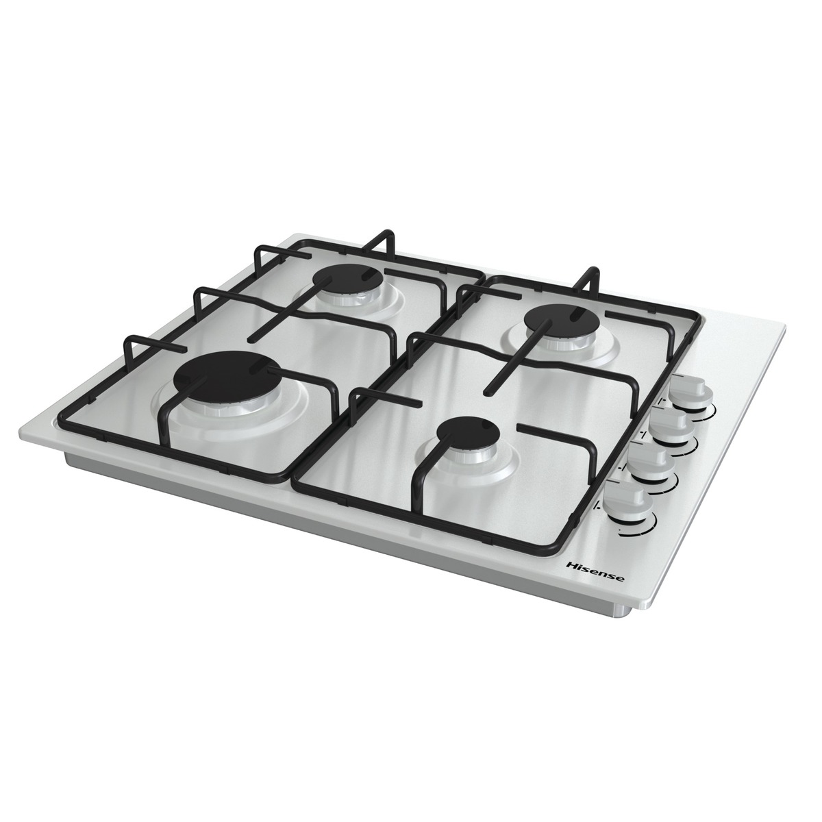Hisense GM642XSUK 58cm Gas Hob - Stainless Steel thumbnail image