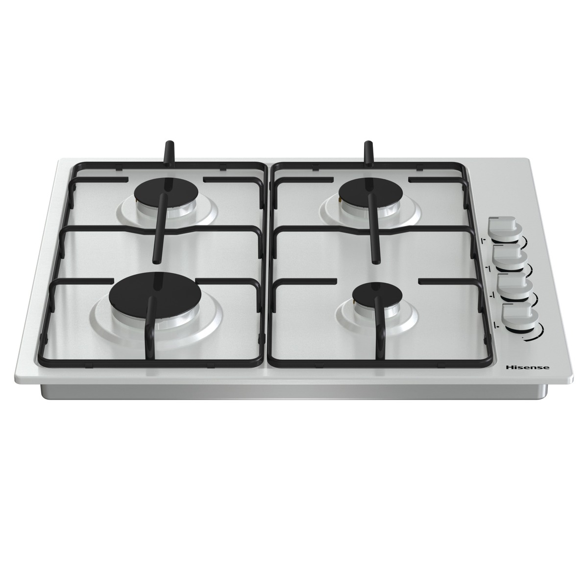 Hisense GM642XSUK 58cm Gas Hob - Stainless Steel thumbnail image