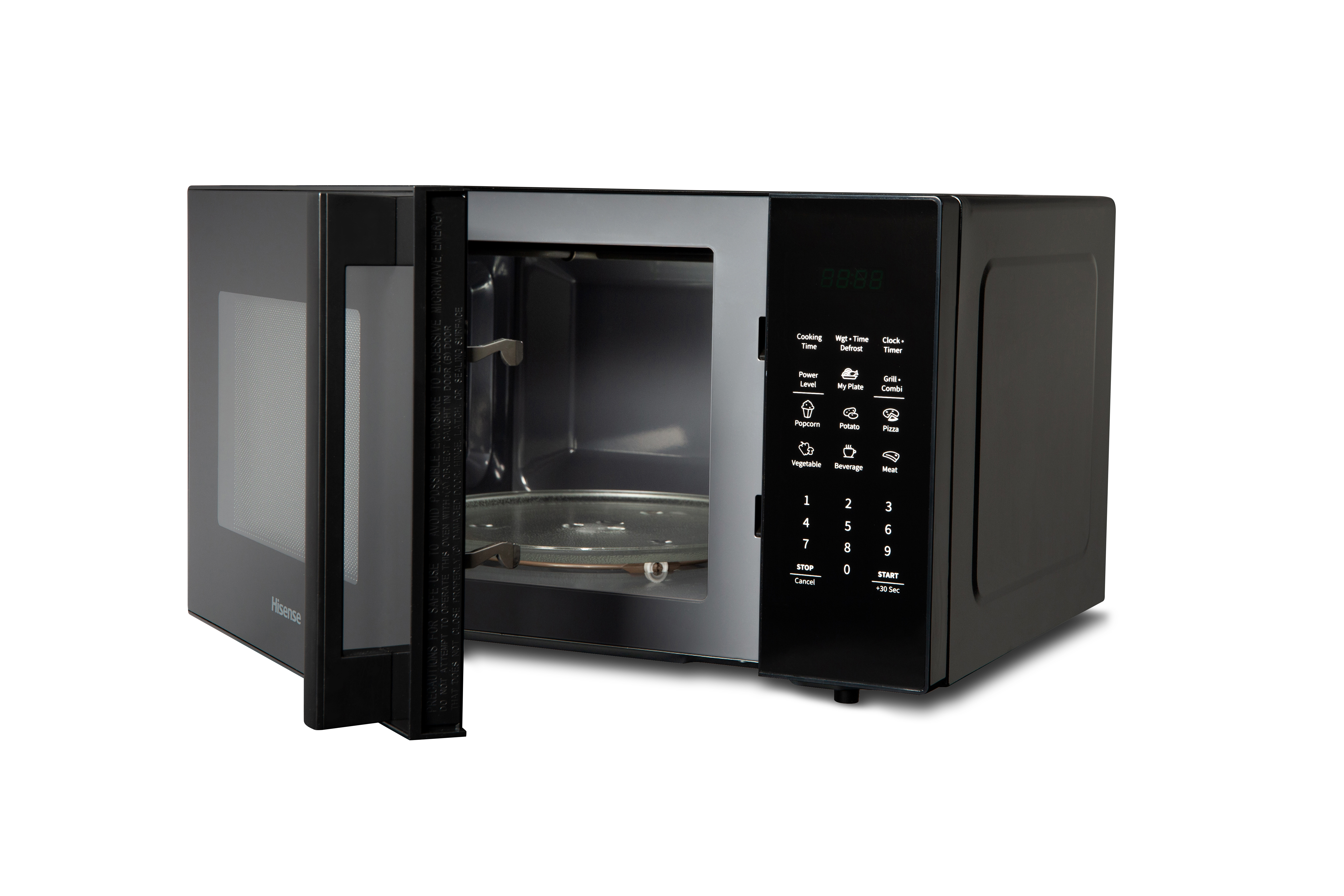 Hisense H28MOBS8HGUK 28 Litre Microwave with Grill - Black thumbnail image