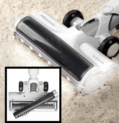 Hisense HVC6133WUK Cordless Vacuum Cleaner - 45 Minutes Run Time - White thumbnail image