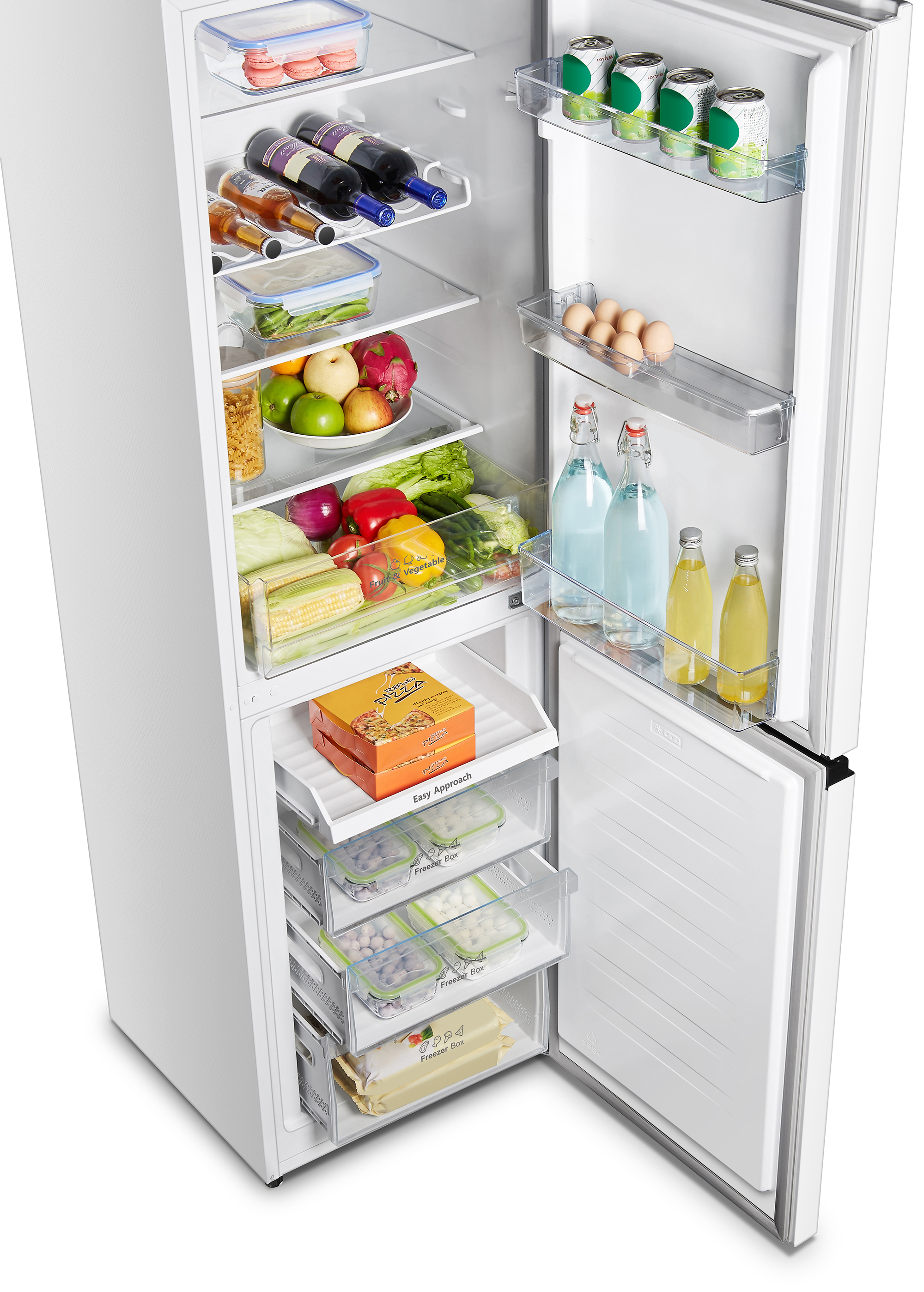Hisense RB327N4BWE 50/50 Total No Frost Fridge Freezer - White thumbnail image