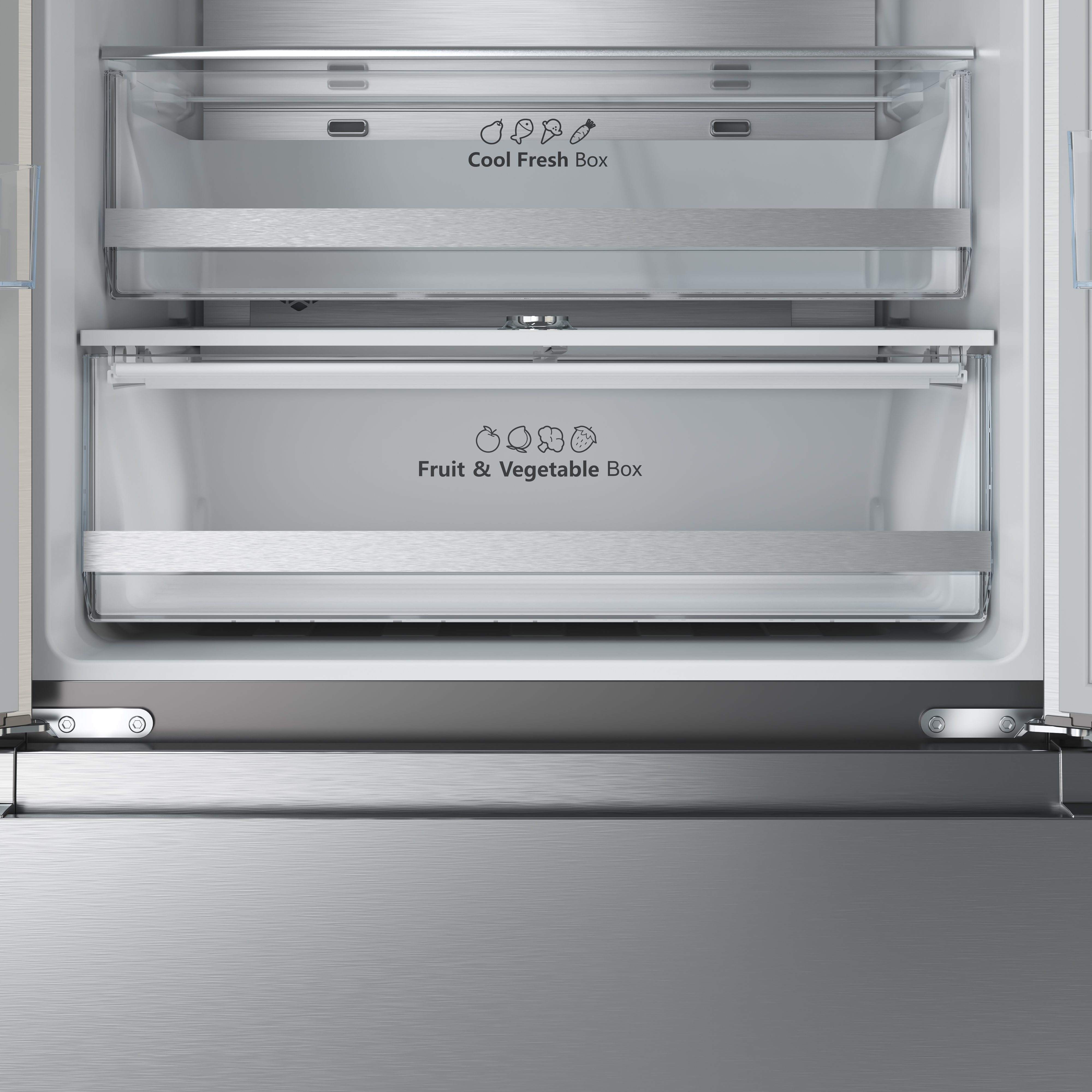 Hisense RF632N4WIF 70.4cm 50/50 Frost Free Fridge Freezer - Stainless Steel thumbnail image