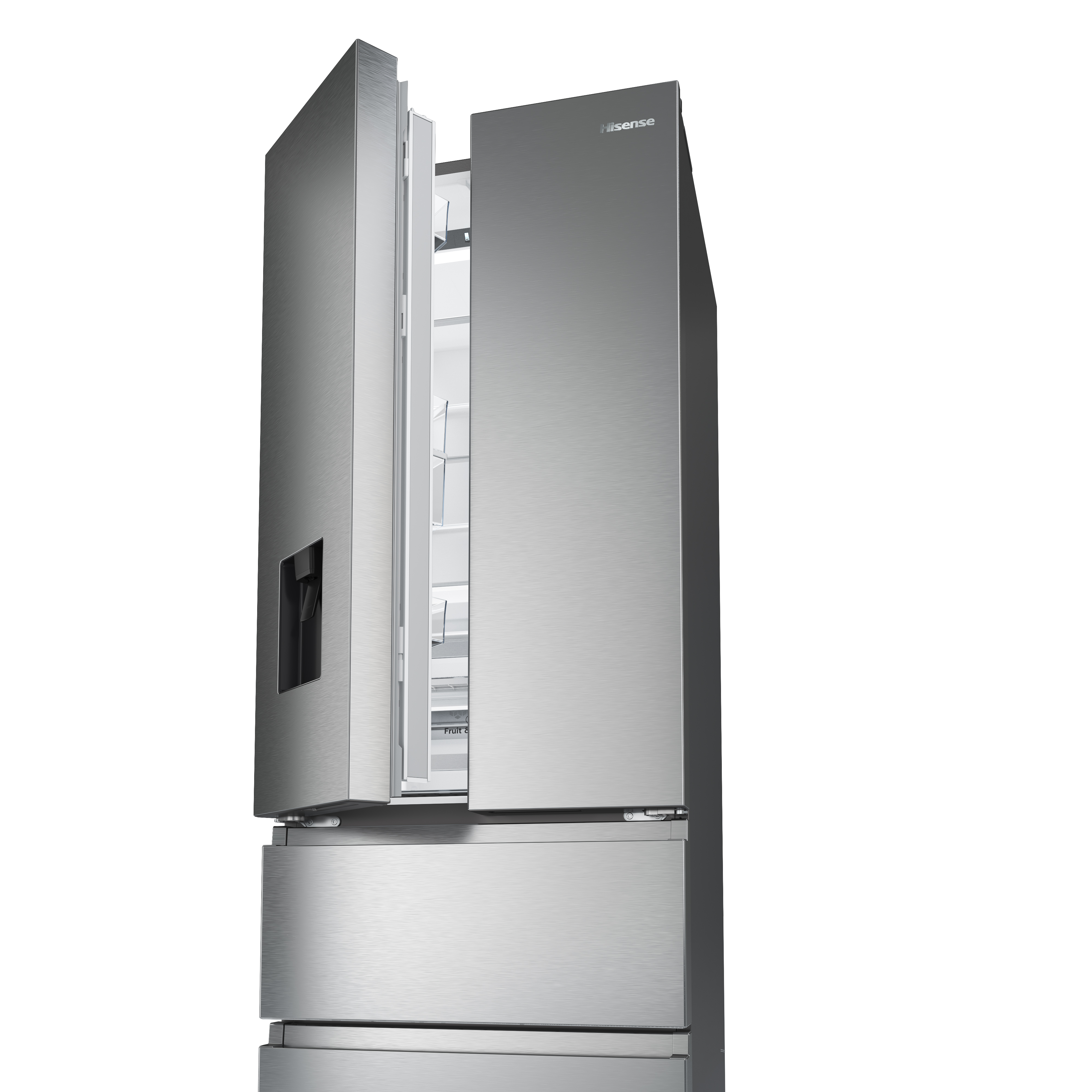 Hisense RF632N4WIF 70.4cm 50/50 Frost Free Fridge Freezer - Stainless Steel thumbnail image