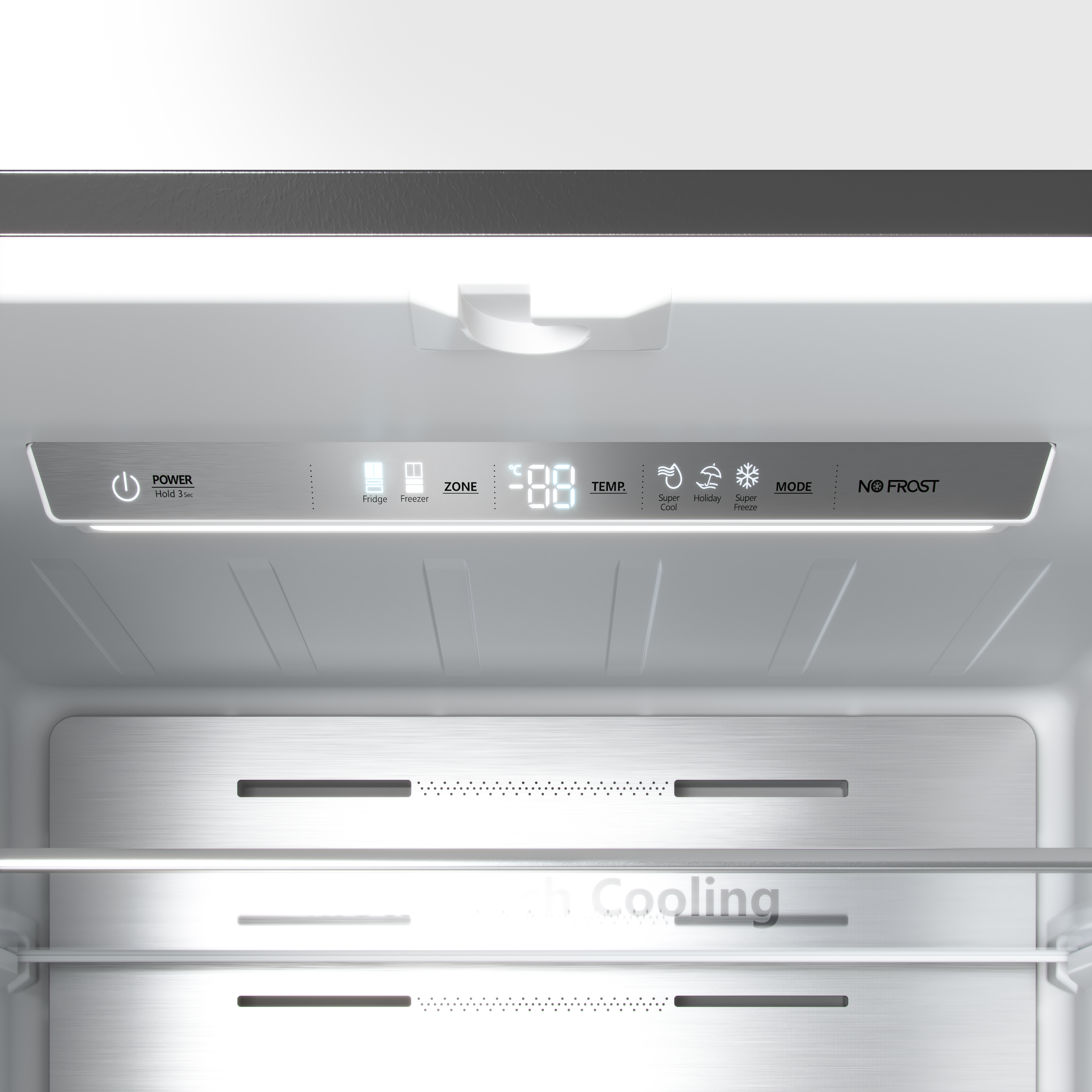Hisense RF632N4WIF 70.4cm 50/50 Frost Free Fridge Freezer - Stainless Steel thumbnail image