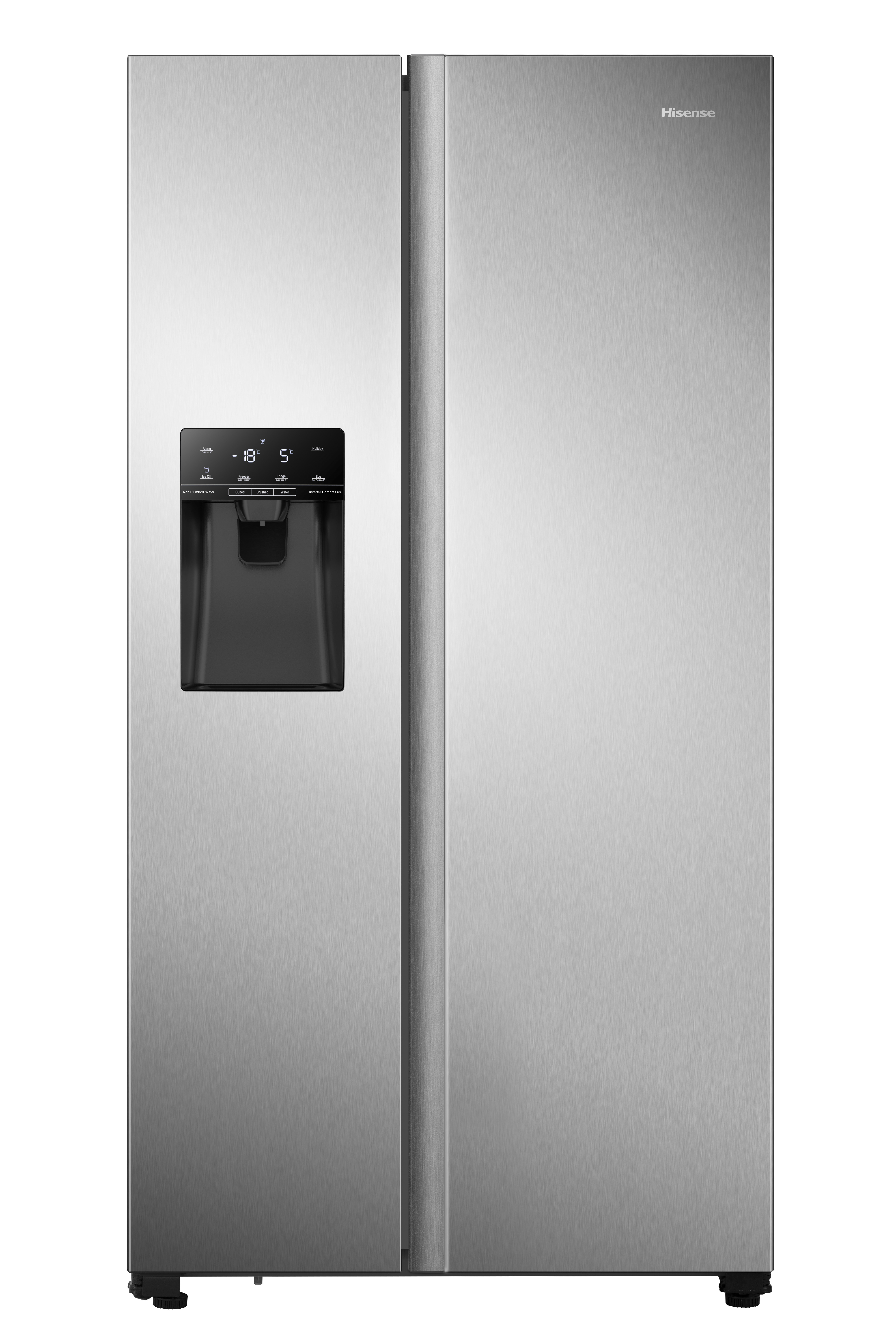 Hisense RS694N4TCF 91cm Frost Free PureFlat American Style Fridge Freezer - Stainless Steel thumbnail image