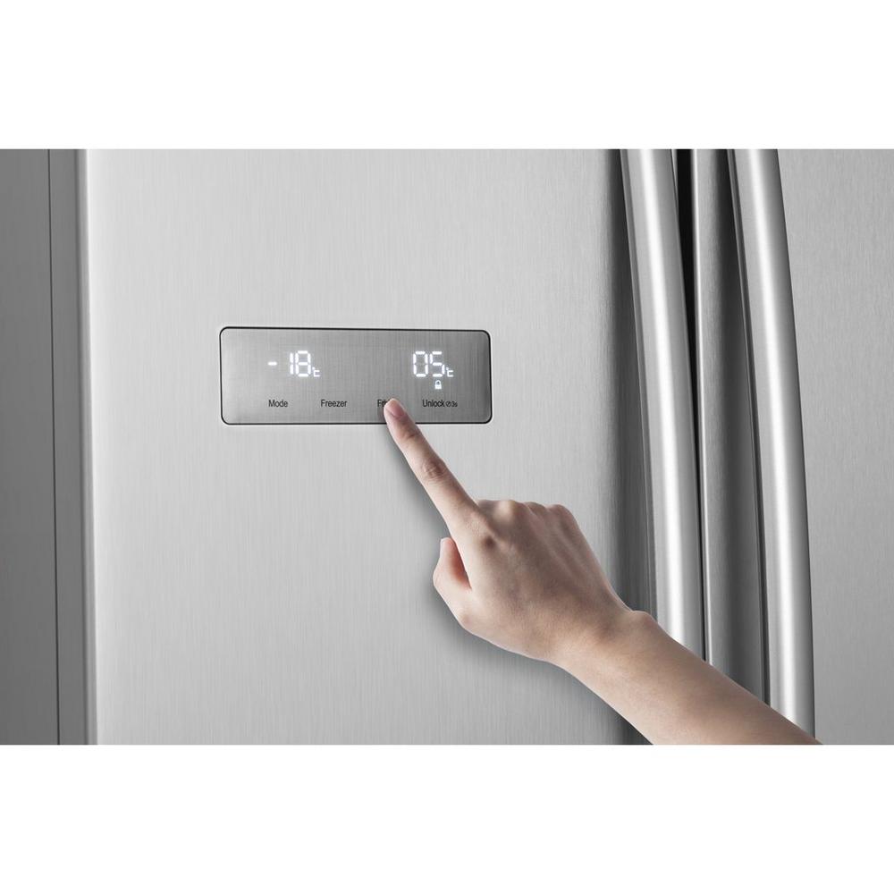 Hisense RS741N4WC11 American Style Fridge Freezer - Stainless Steel thumbnail image